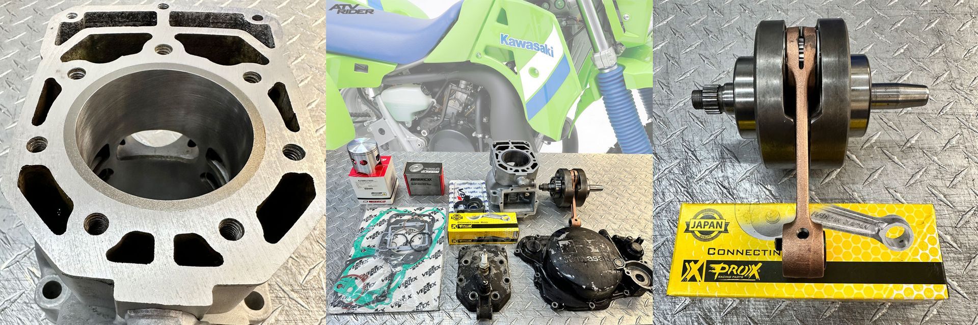 kawasaki kxt250cc επισκευη κινητηρα