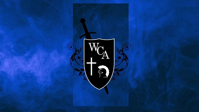 Black shield with white cross, 