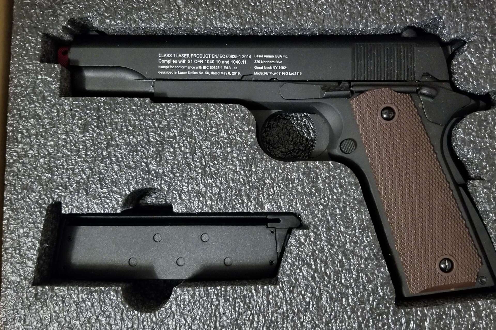 Black Handgun