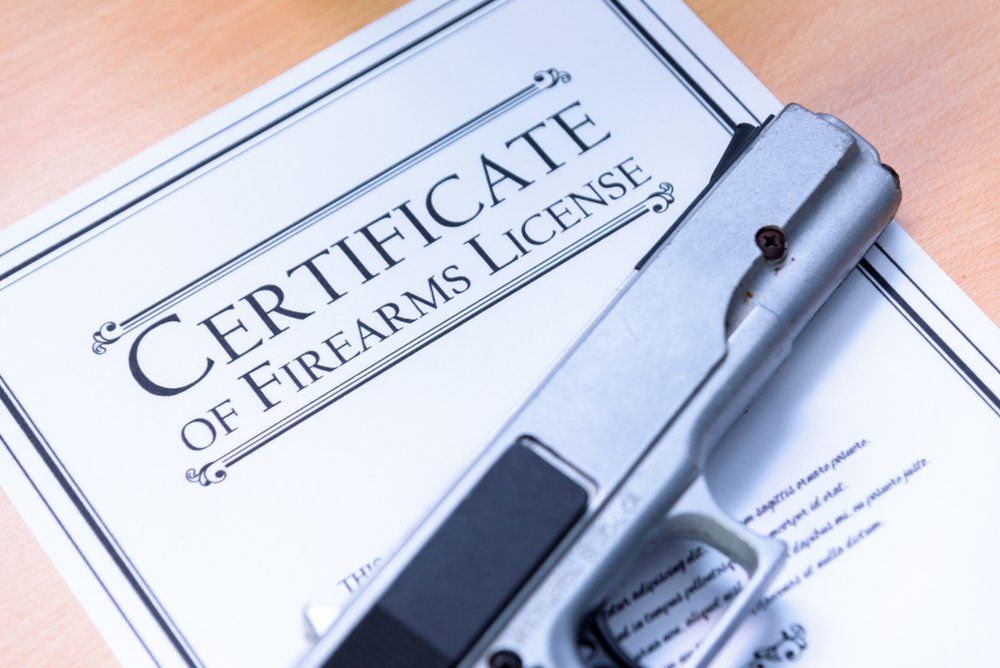 Handgun With Document