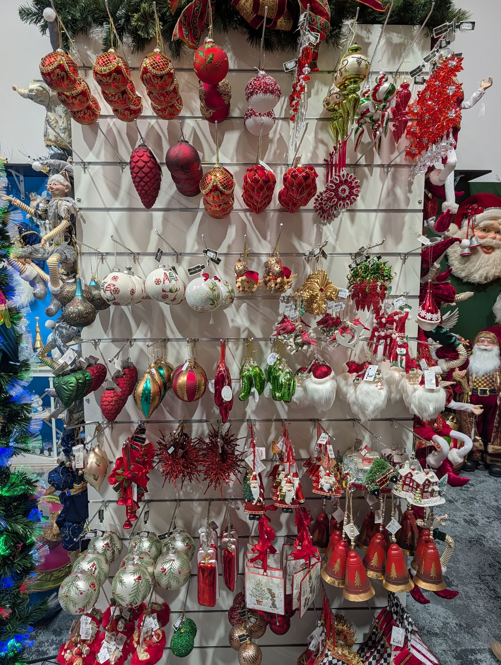 Display of Red, White, and Green Christmas Ornaments — Jingle Bell Christmas In Casino, NSW