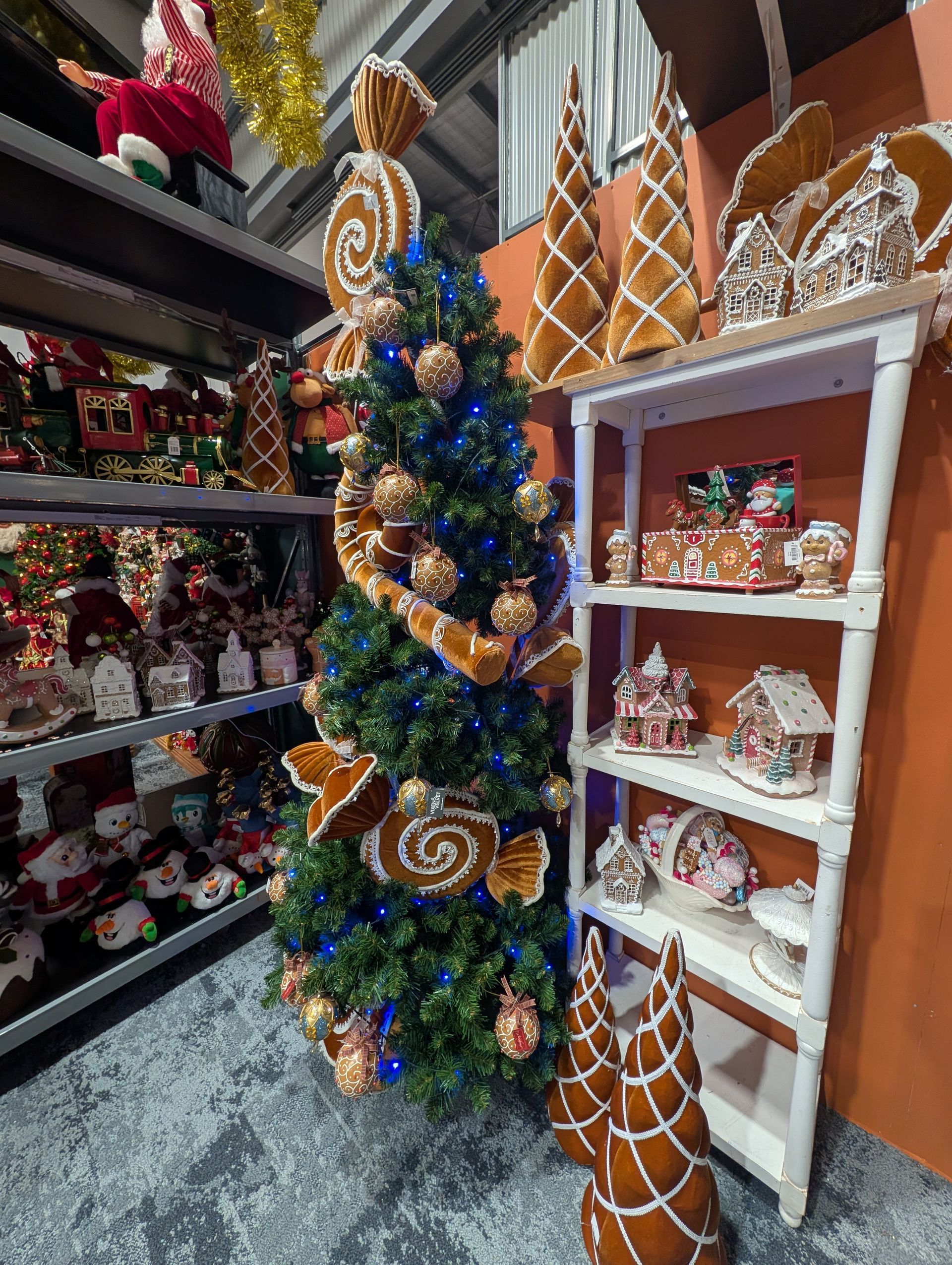 Decorated Christmas Tree in A Holiday Shop Aisle — Jingle Bell Christmas In Casino, NSW