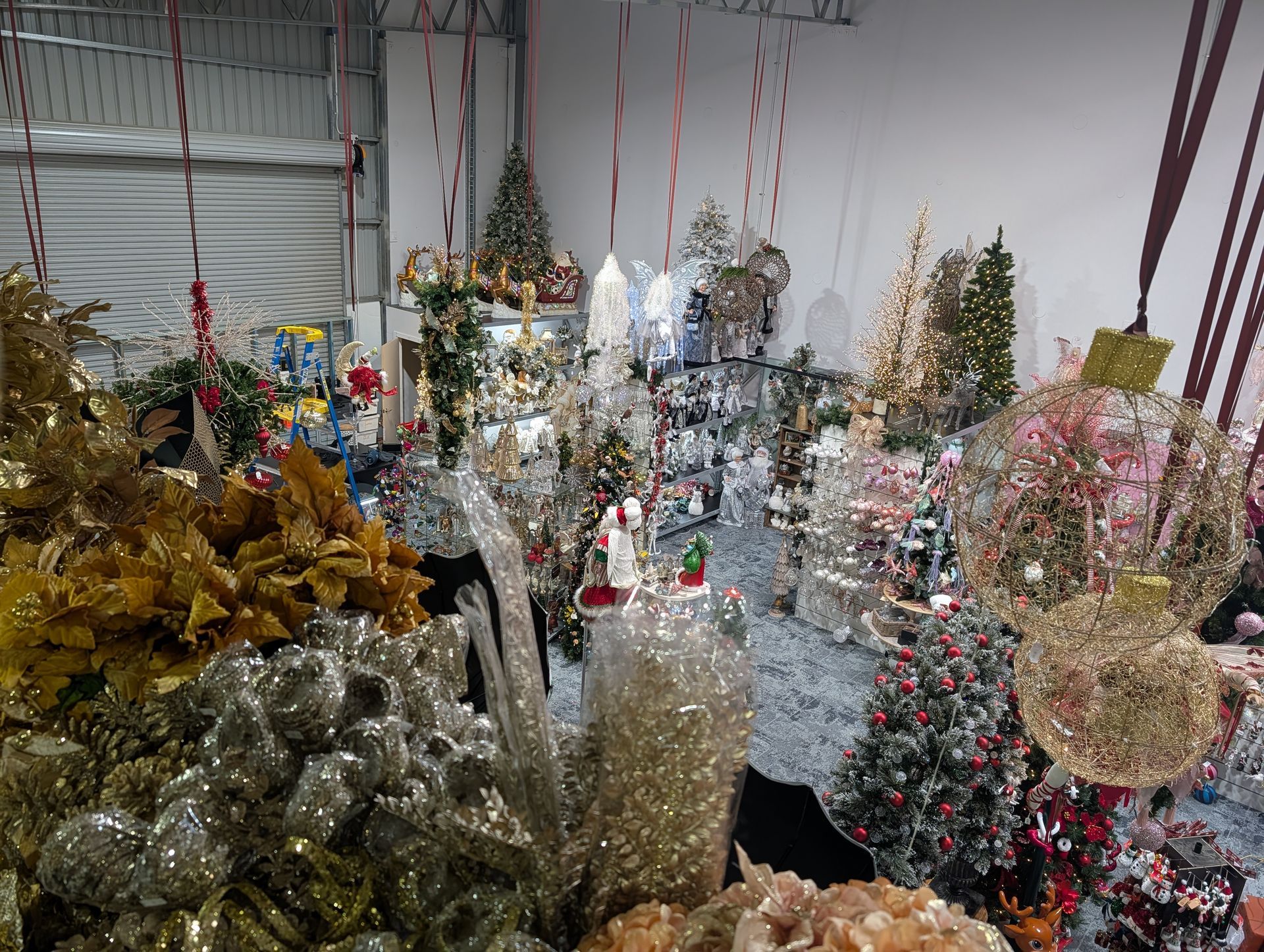 Christmas Tree Lot with Many Decorated Artificial Trees — Jingle Bell Christmas In Casino, NSW