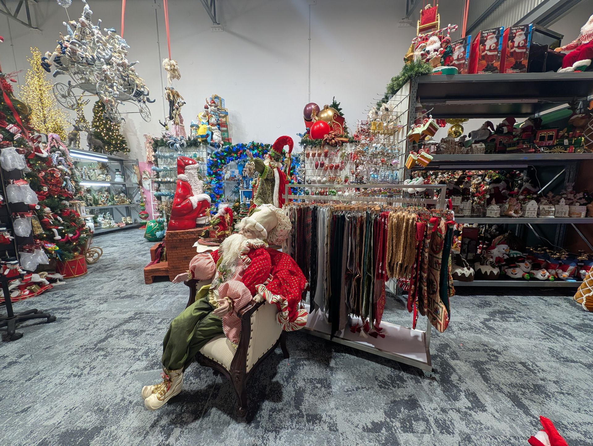 Christmas Decoration Store Aisle with Trees — Jingle Bell Christmas In Casino, NSW