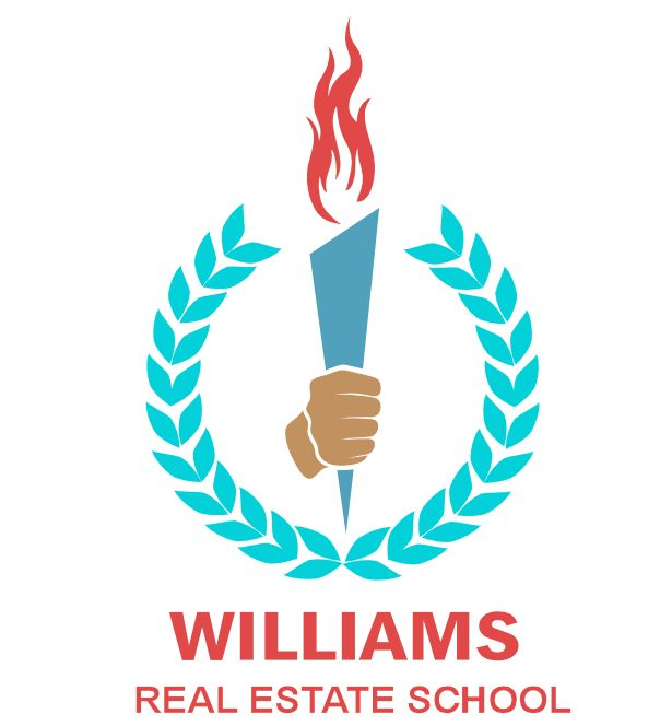 Logo: Torch held by a hand, within a laurel wreath, above 