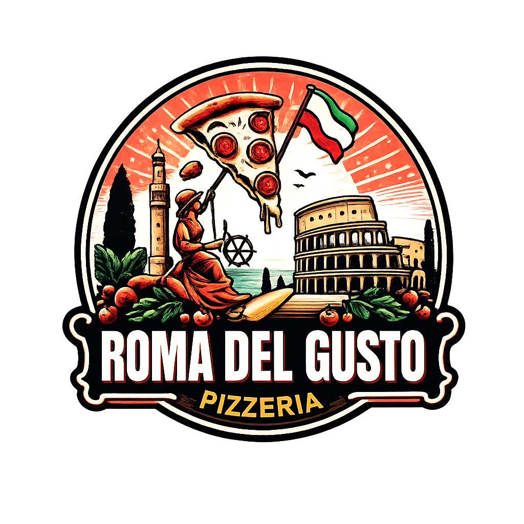 PIZZERIA ROMA DEL GUSTO logo 