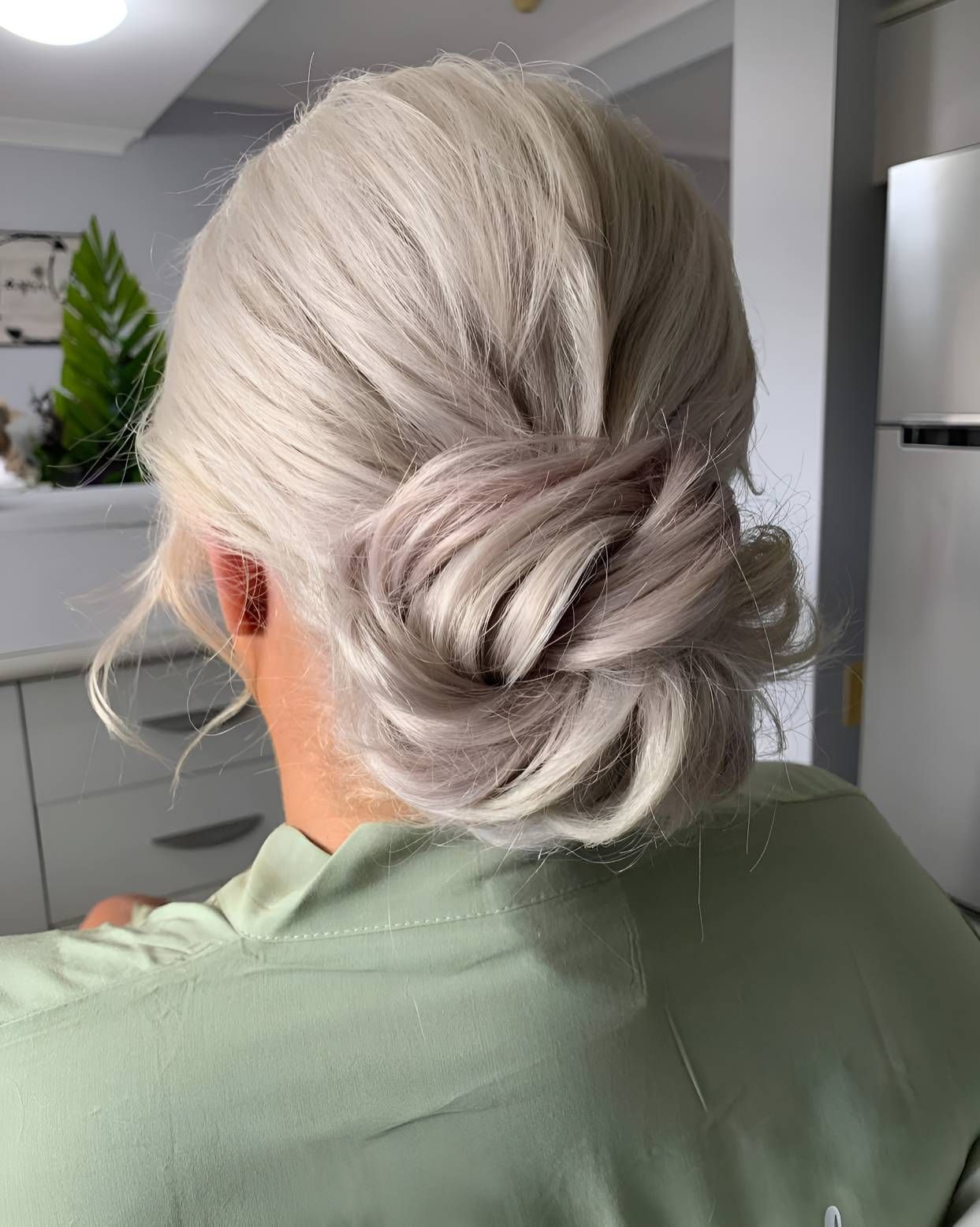 A Woman With Gray Hair — Beautique Hair Lounge & Beauty Bar In Condon, QLD