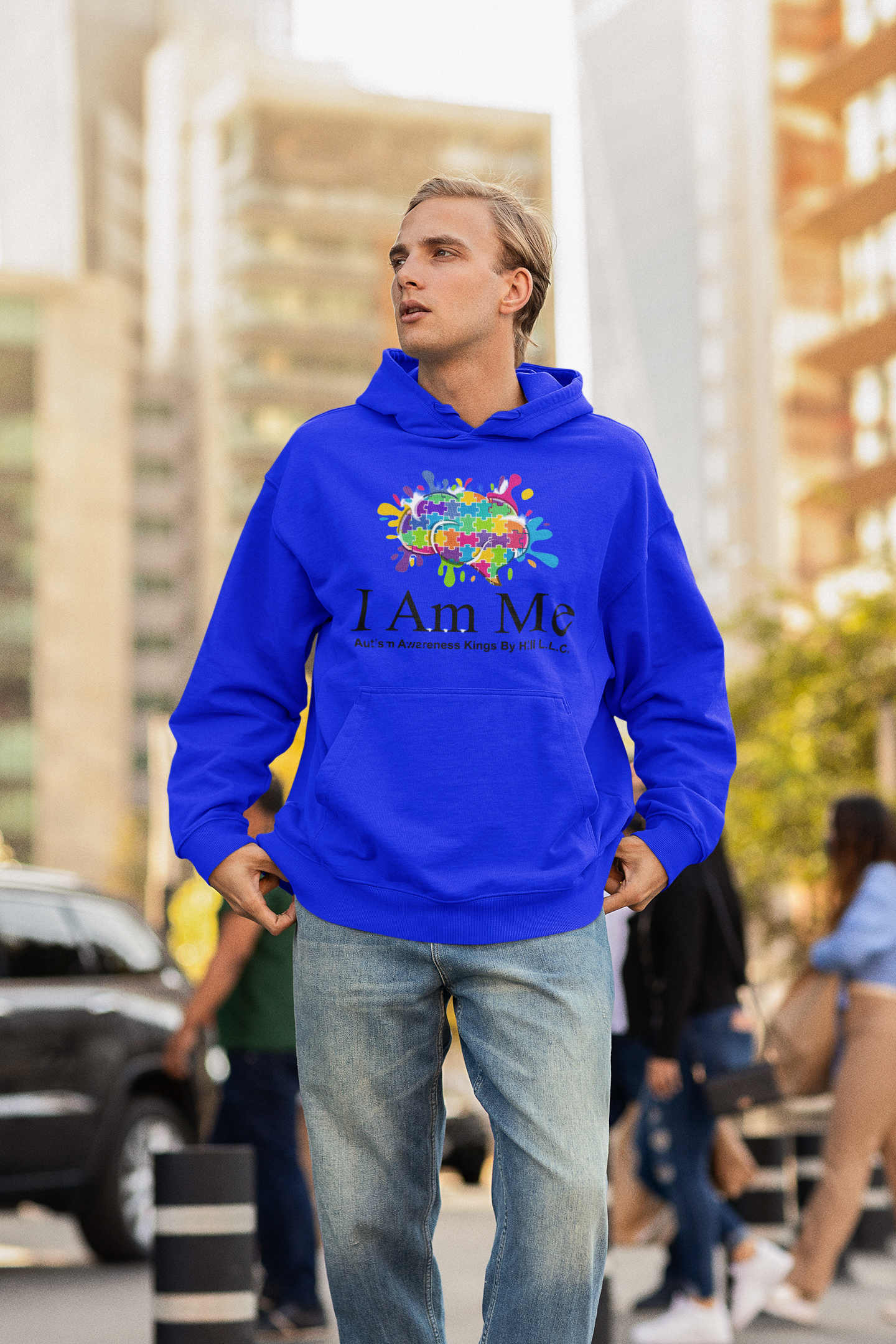 I Am Me (Blue Hoodie)