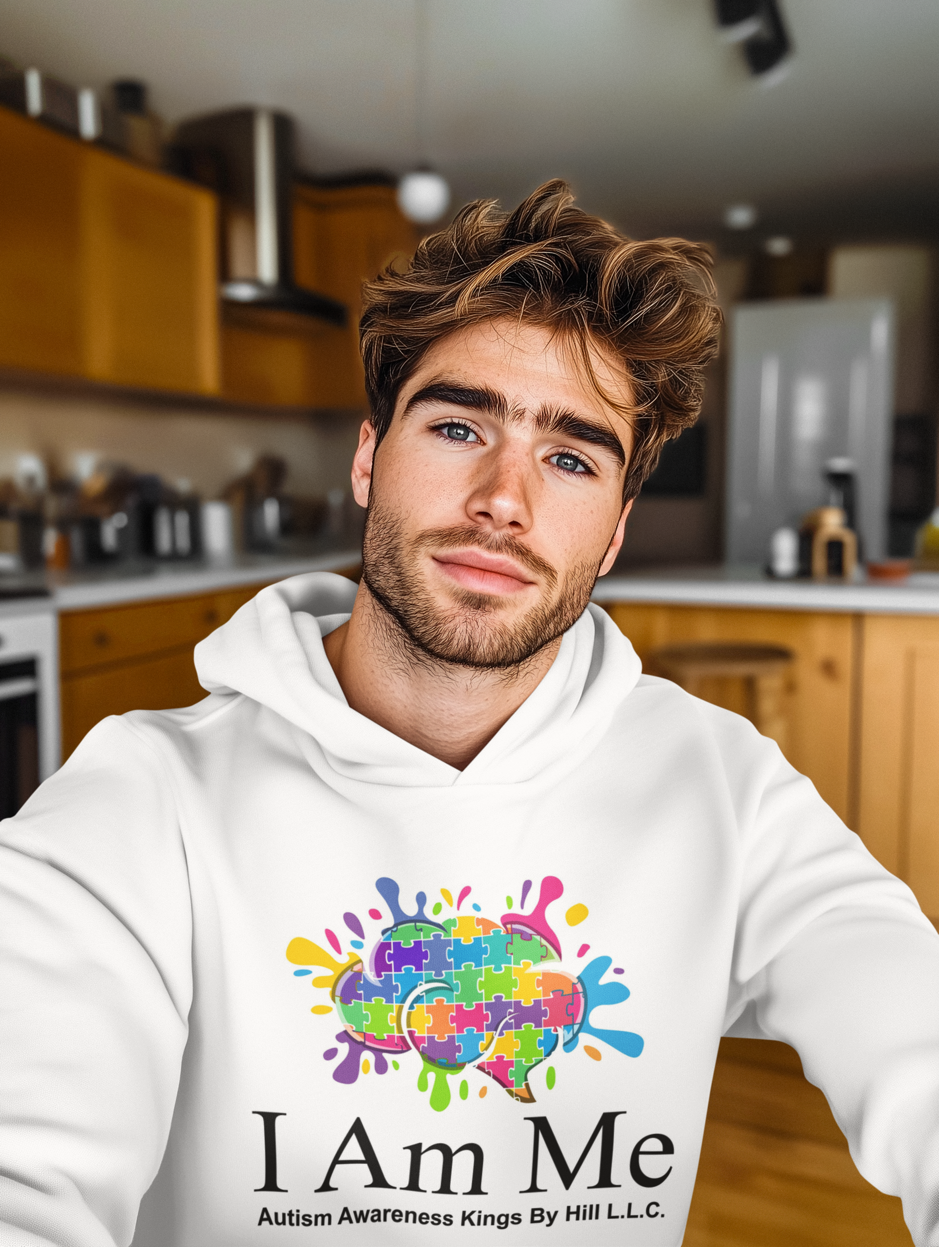I Am Me (White Hoodie)