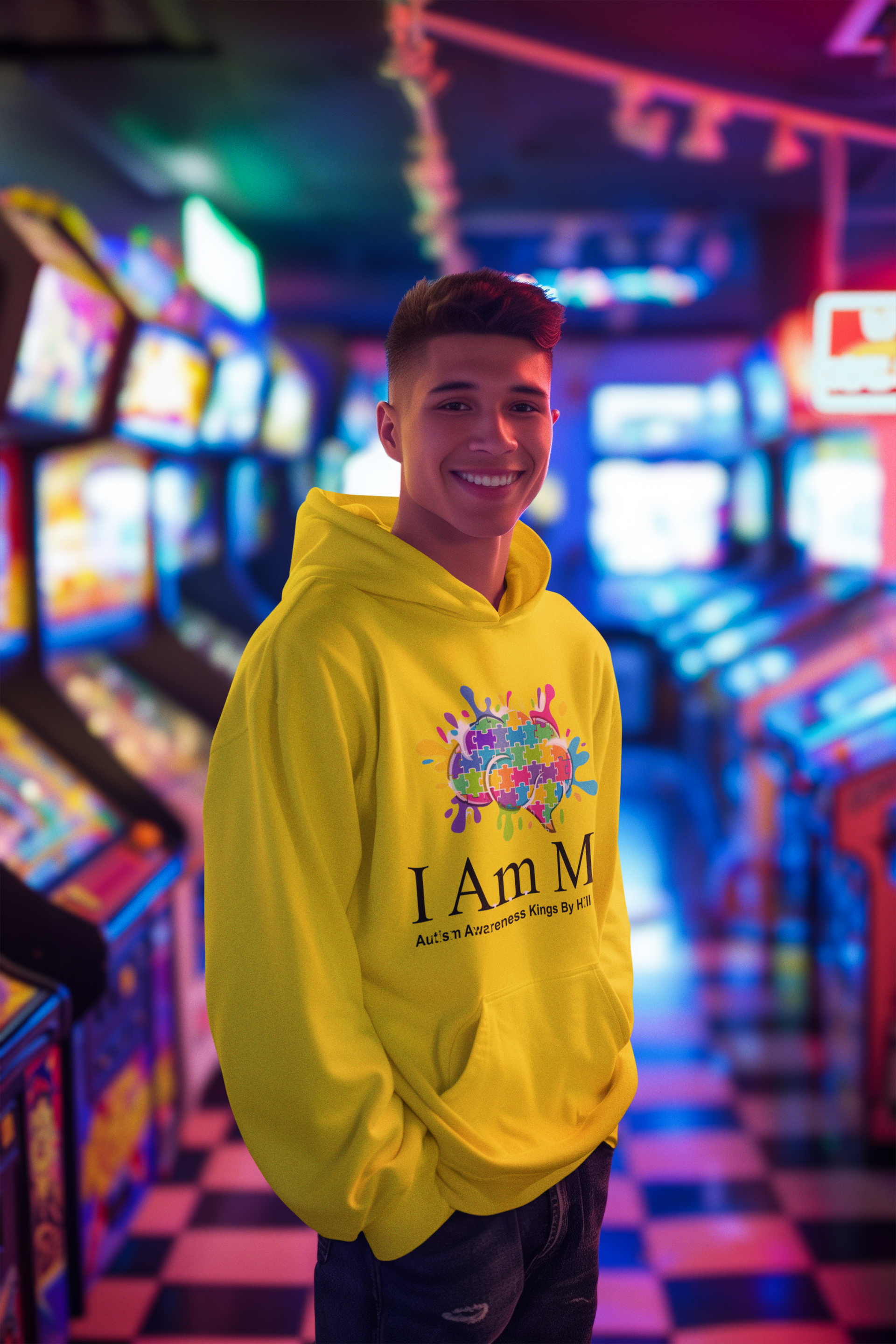 I Am Me (Yellow Hoodie)
