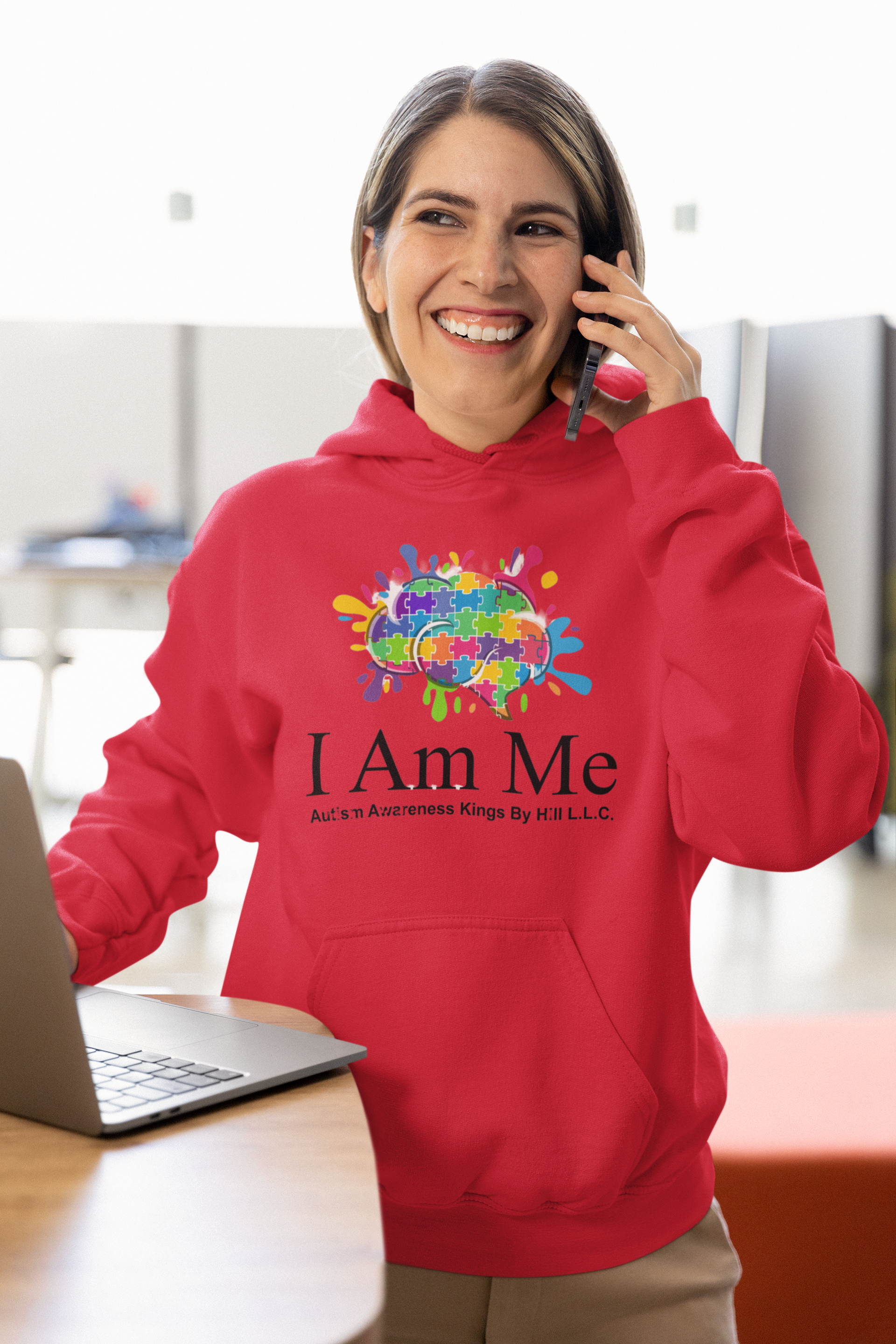 I Am Me (Red Hoodie)