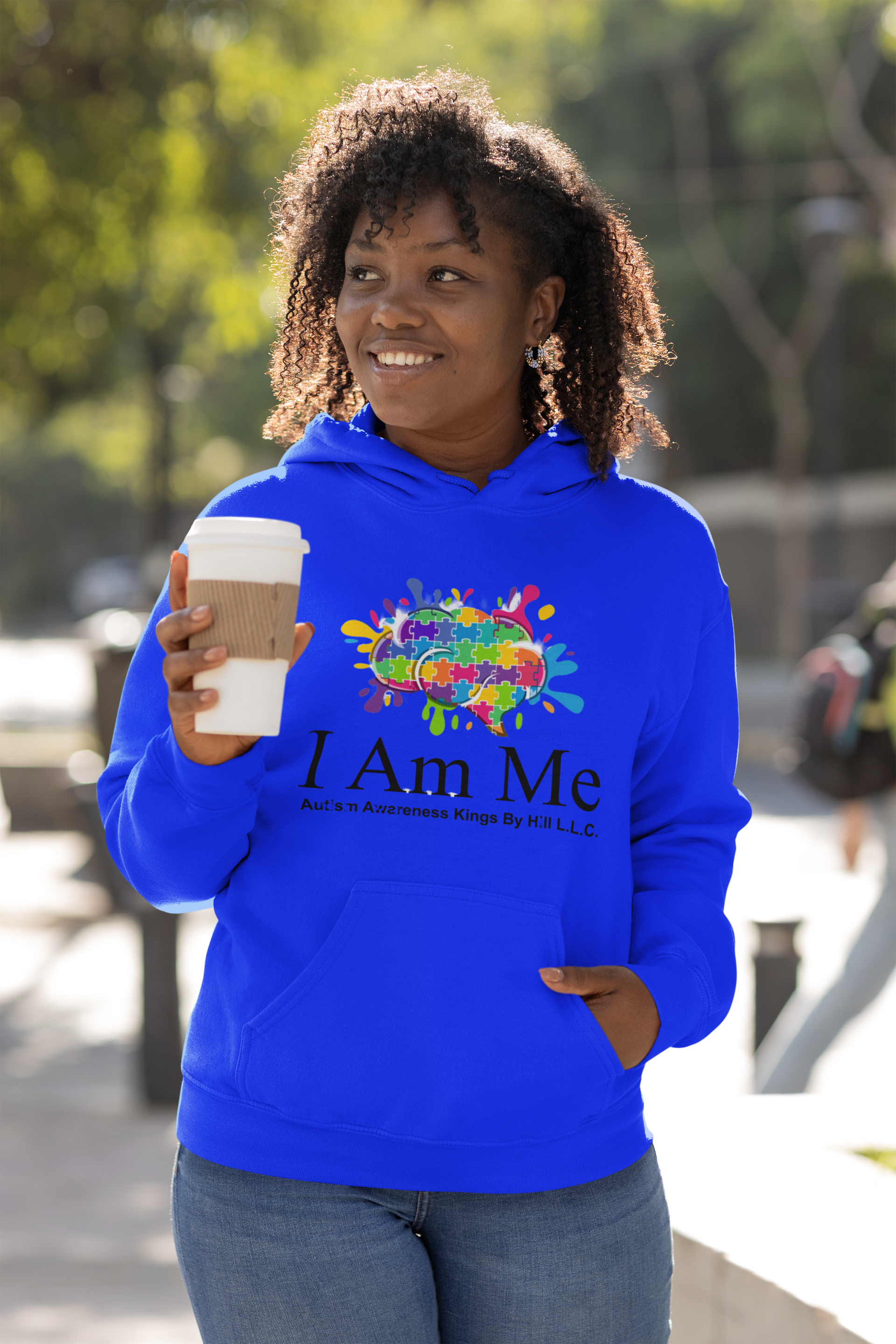 I Am Me (Blue Hoodie)