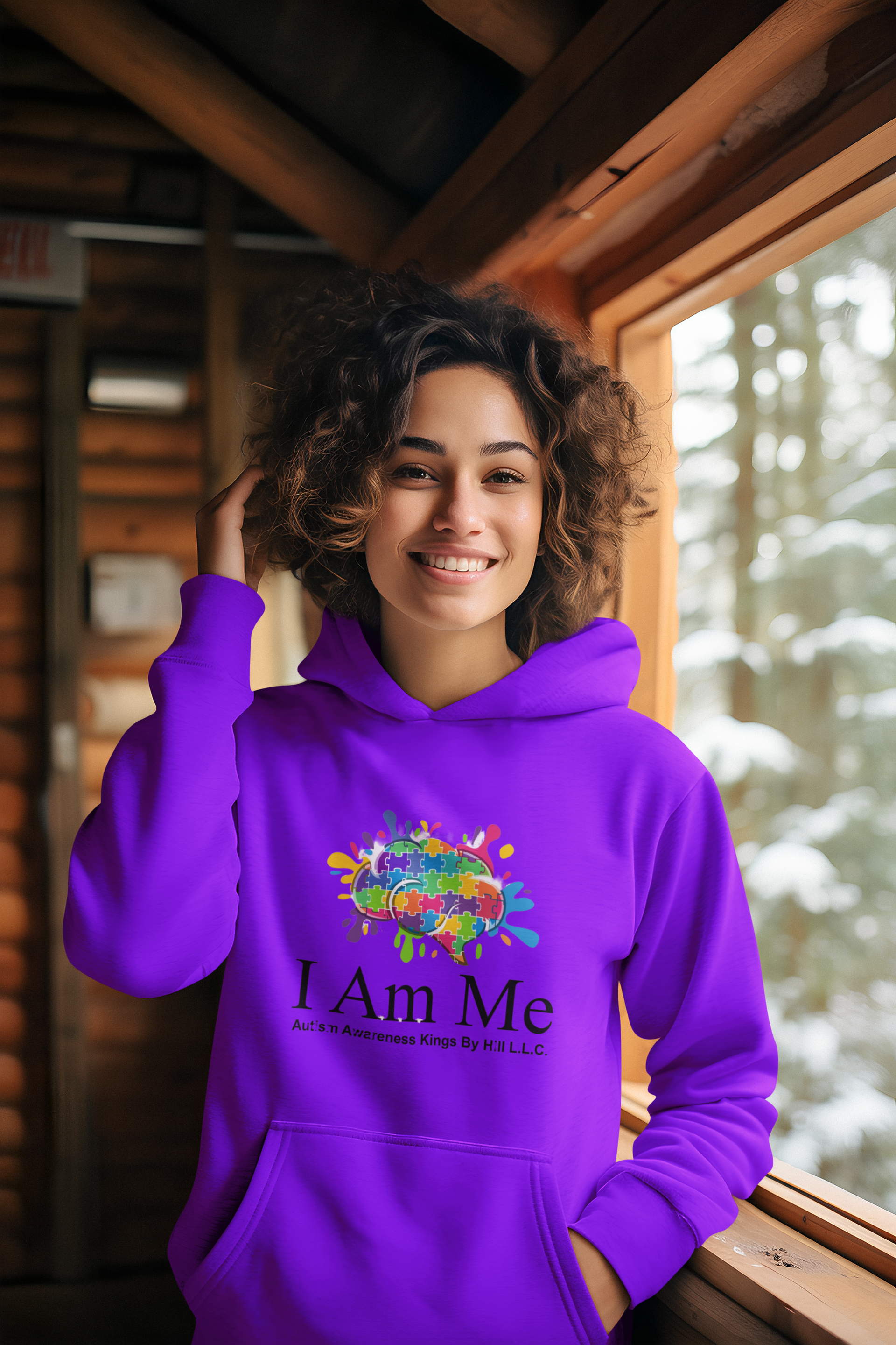I Am Me (Purple Hoodie)