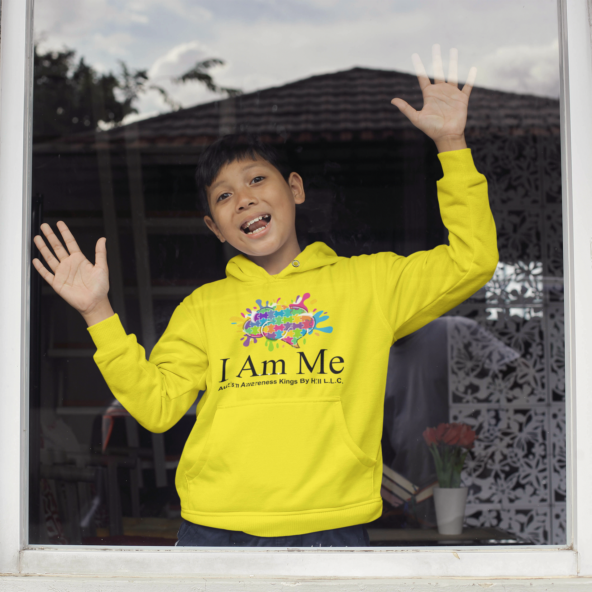 I Am Me (Kids Yellow Hoodie)