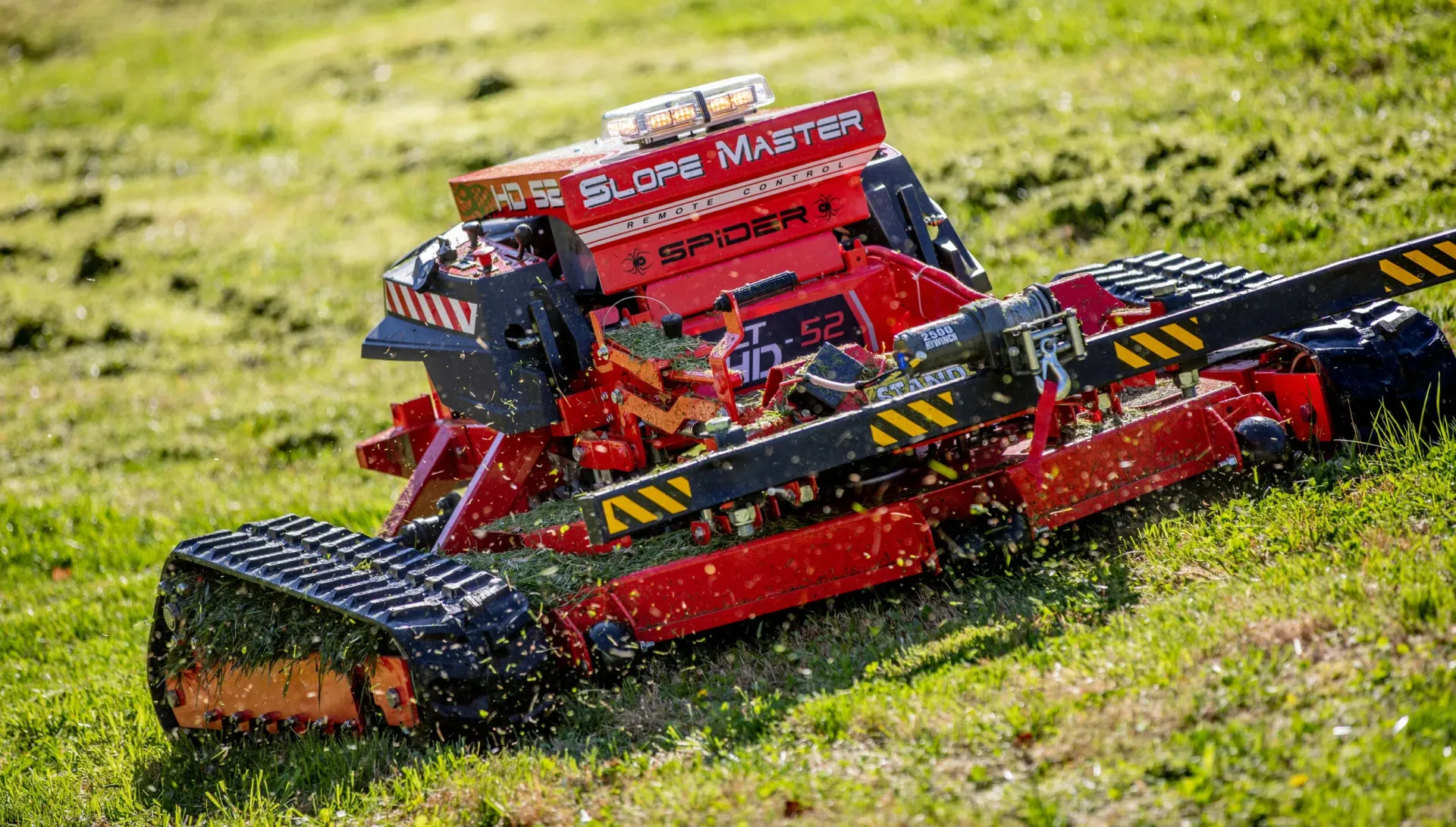 Slope Master Spider Model - Remote Controlled Commercial Mower