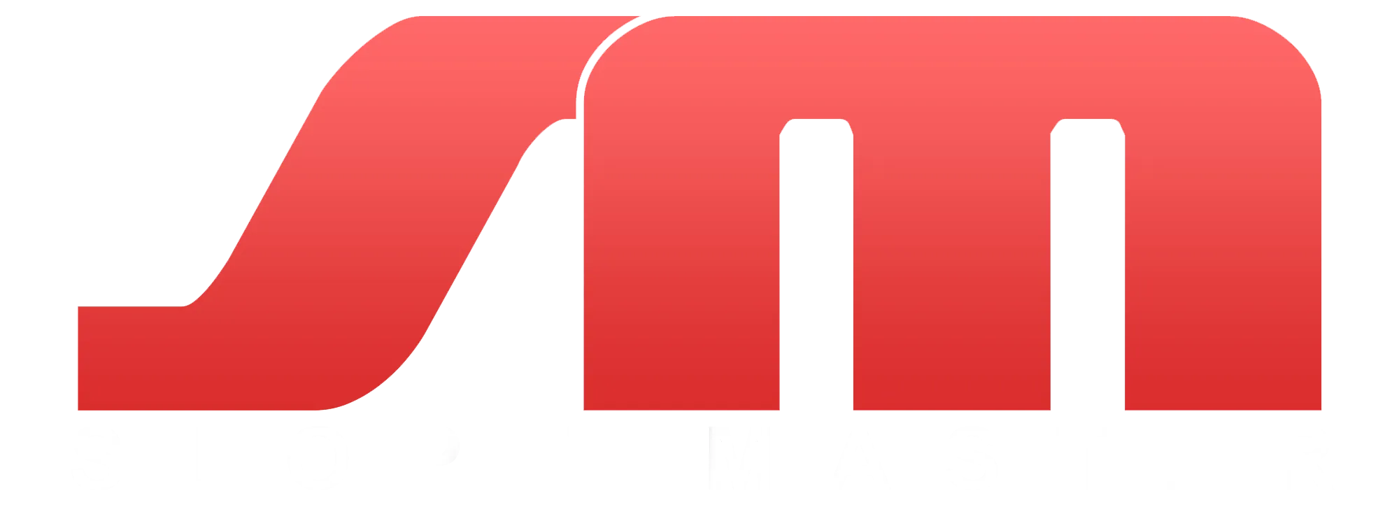 Red logo with the letters SM.