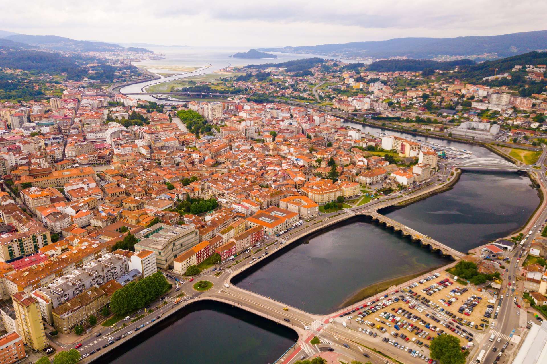 Pontevedra Vista panoramica de Pontevedra