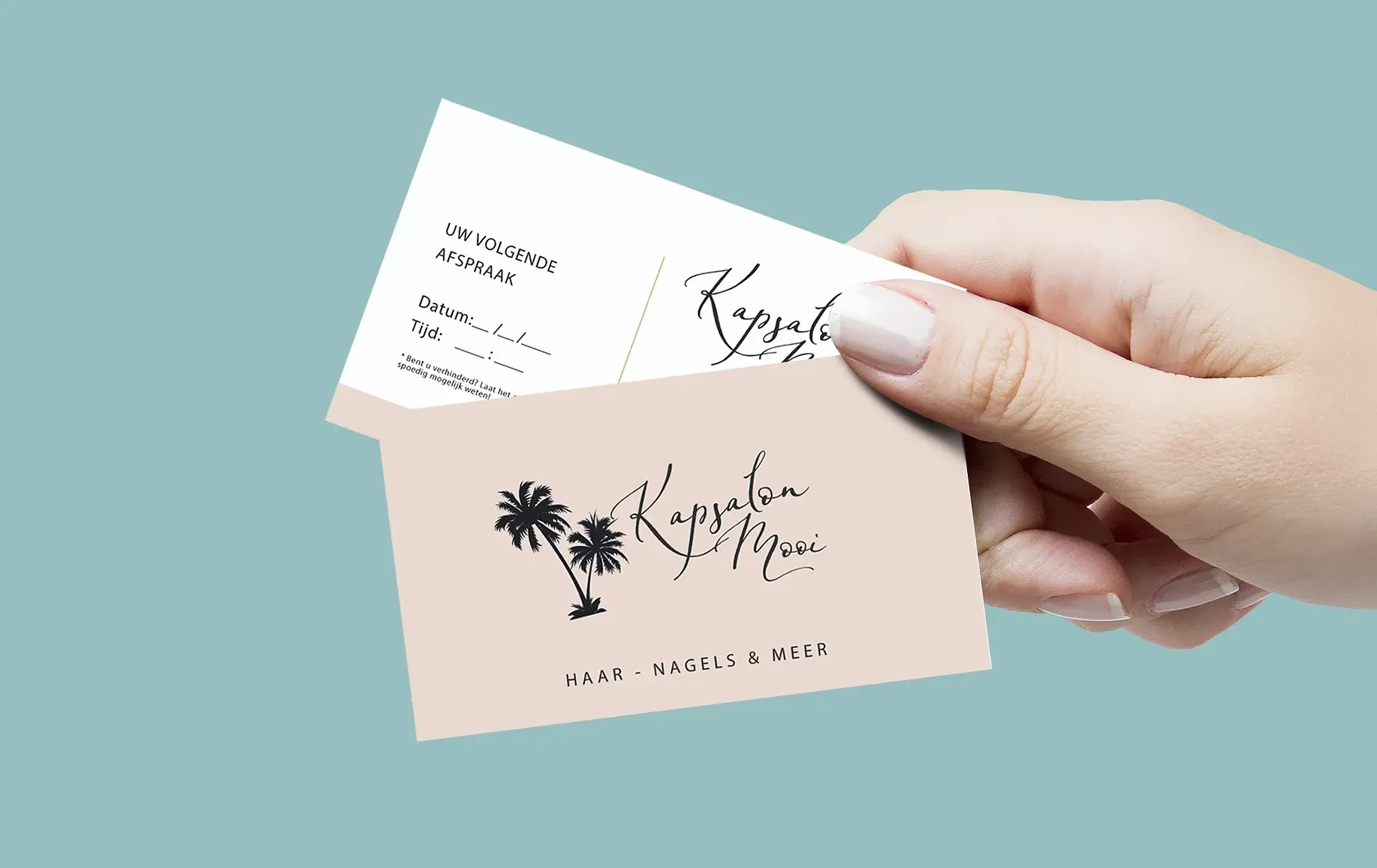 Design of a logo and business card for a hair dresser in caribbean