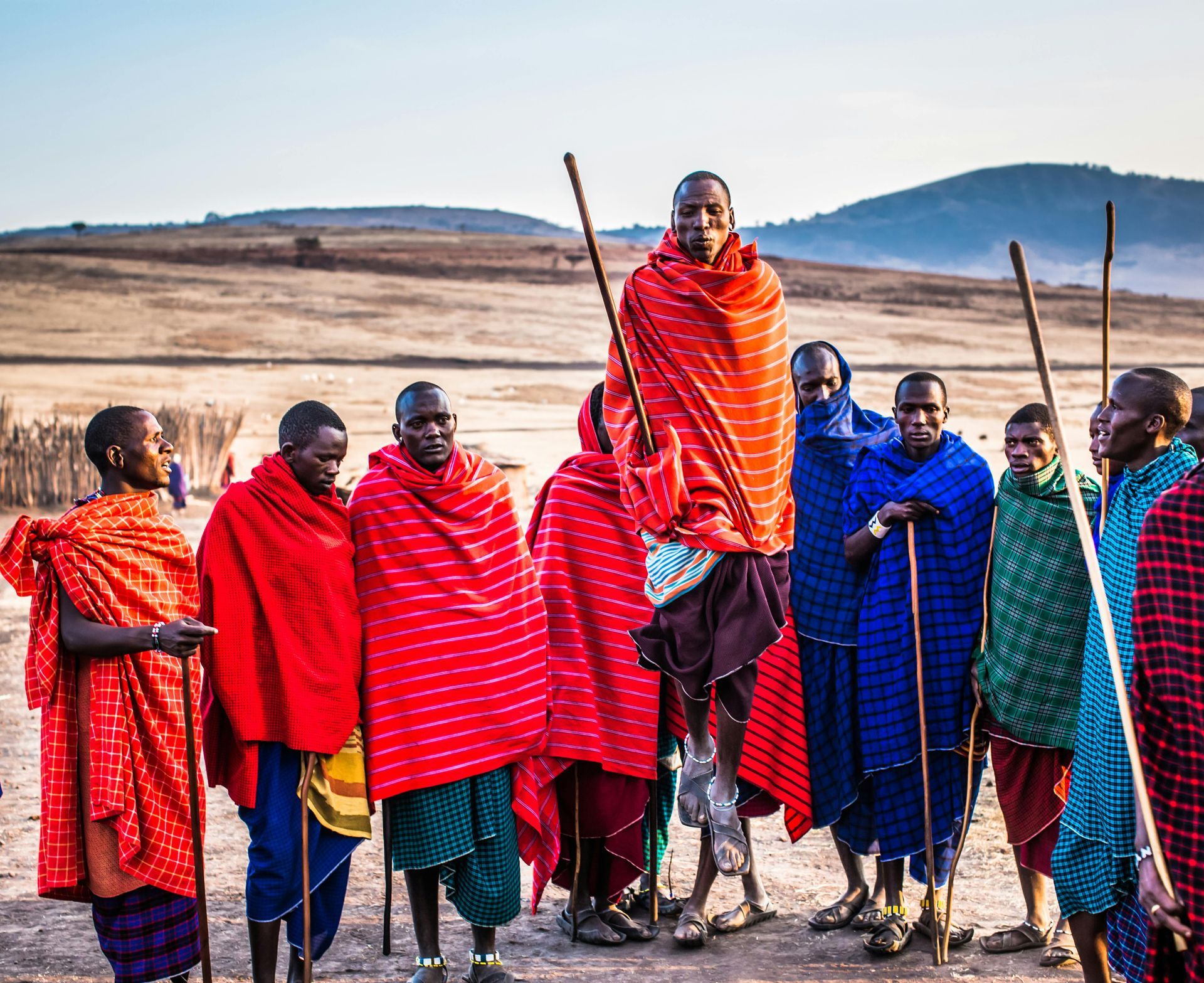 Maasai community in Ngorongoro Crater