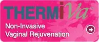 Pink graphic for ThermiVa vaginal rejuvenation.