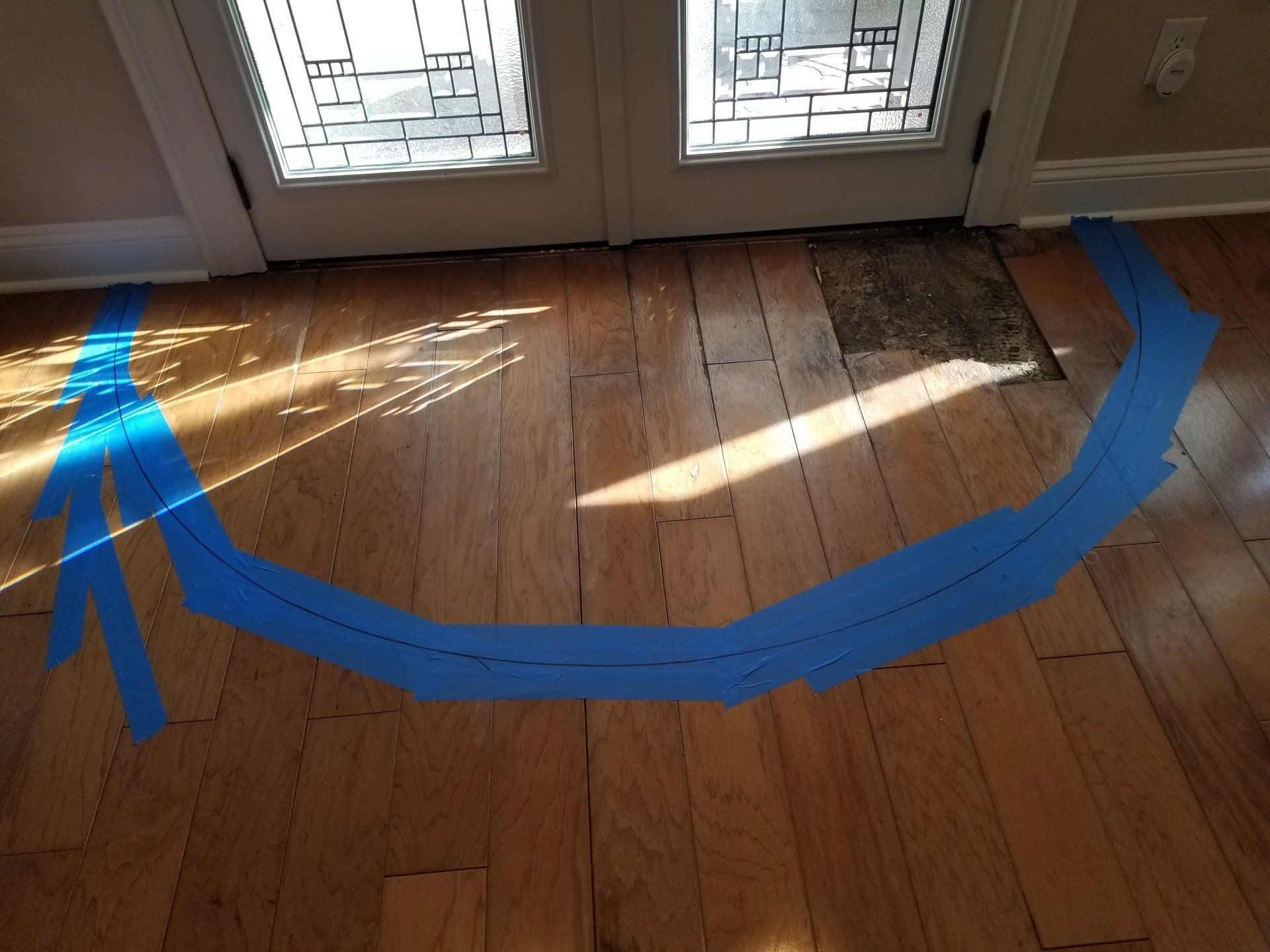 rotten wooden floor