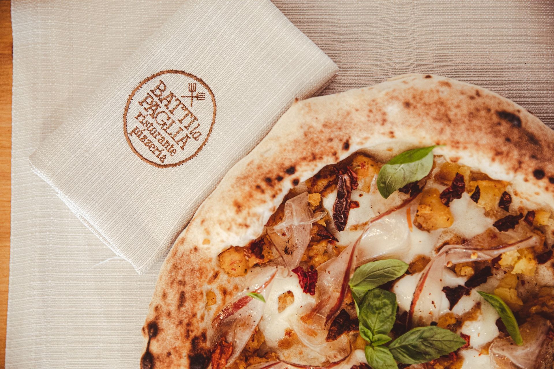 pizza con funghi