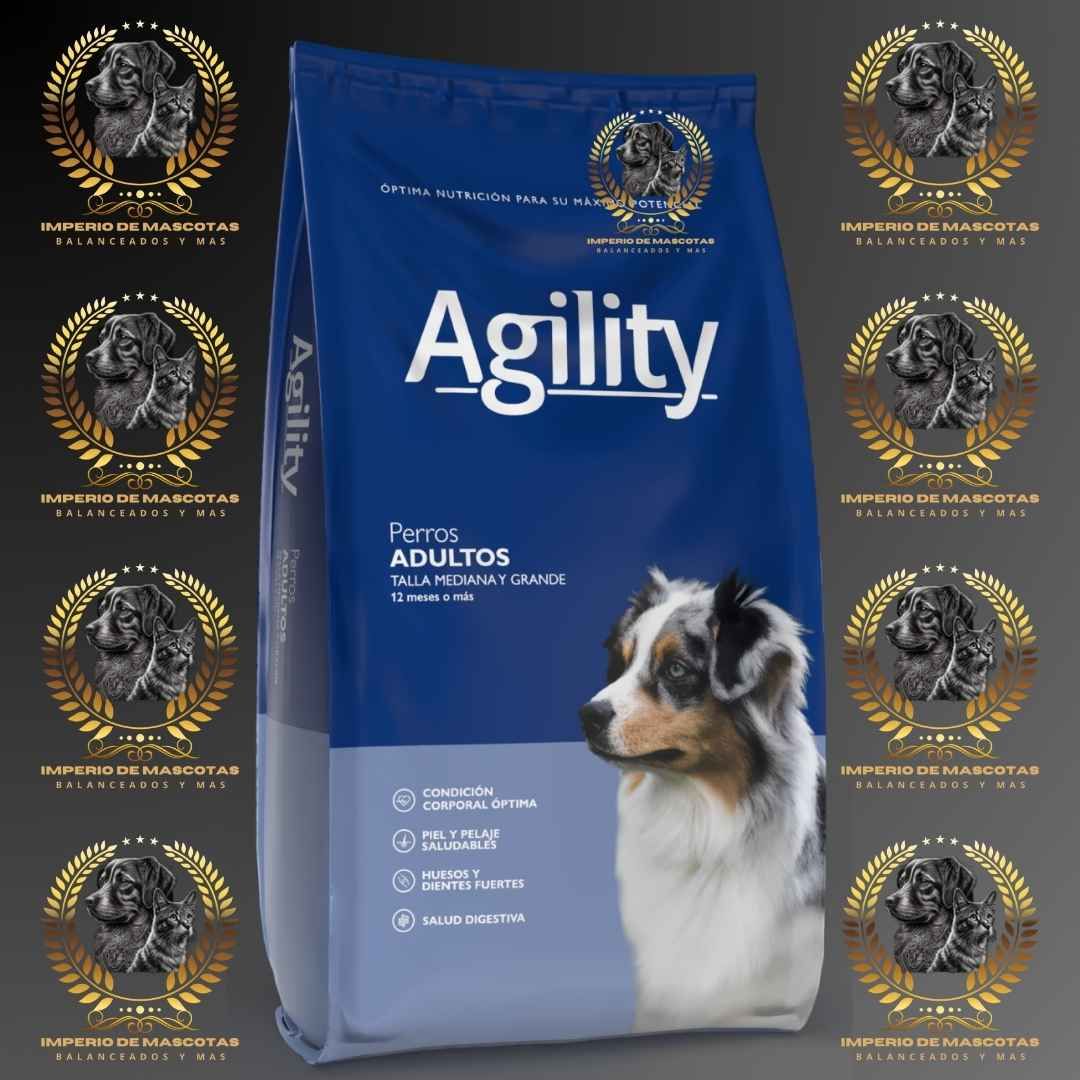 Bolsa azul de alimento para perros “Agility” para perros adultos