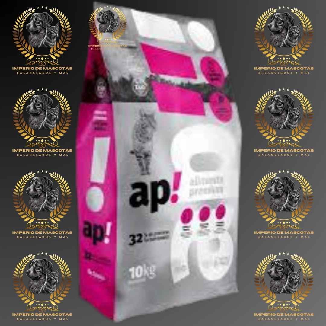 Una bolsa de comida para gatos con la marca 