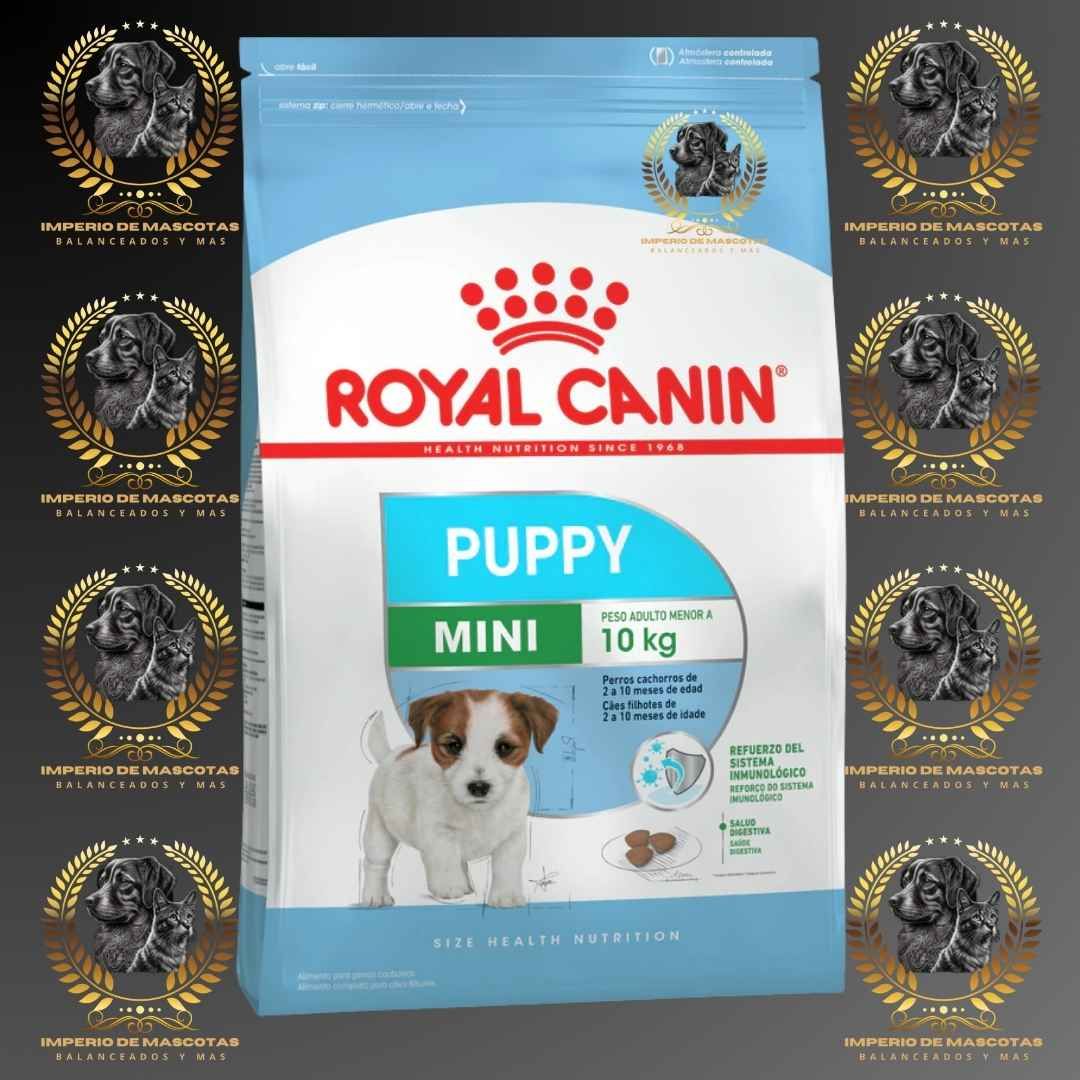 Bolsa de alimento para perros Royal Canin Puppy Mini.