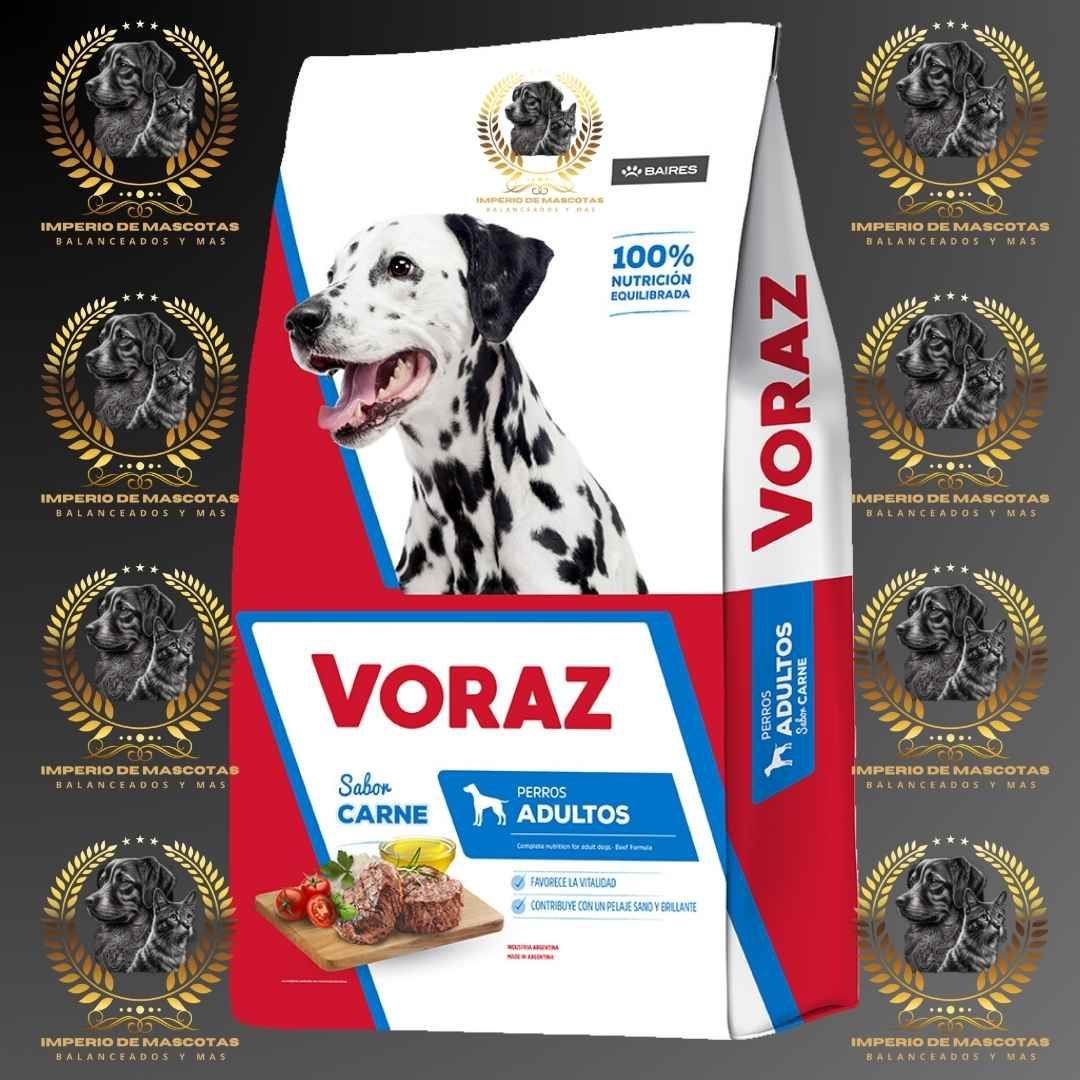 Bolsa de comida para perros con un dálmata; el texto dice 