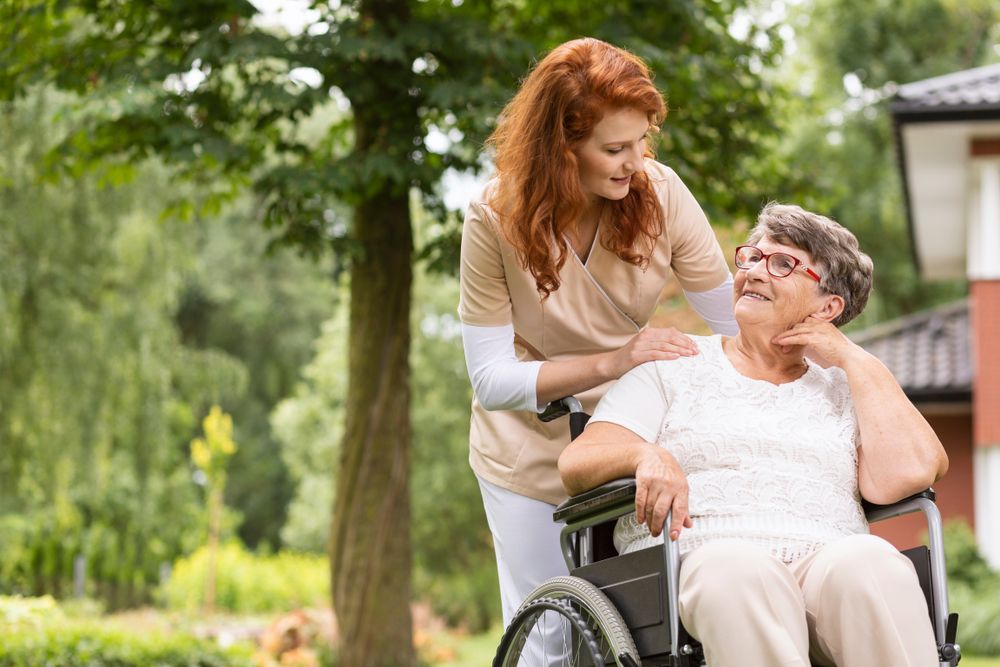 Woman Talking To Elderly Woman — Home Nursing Services in Sutherland Shire, NSW