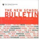 The New School Bulletin — New York, NY — Carlos Brillembourg Architects The New School Bulletin — New York, NY — Carlos Brillembourg Architects