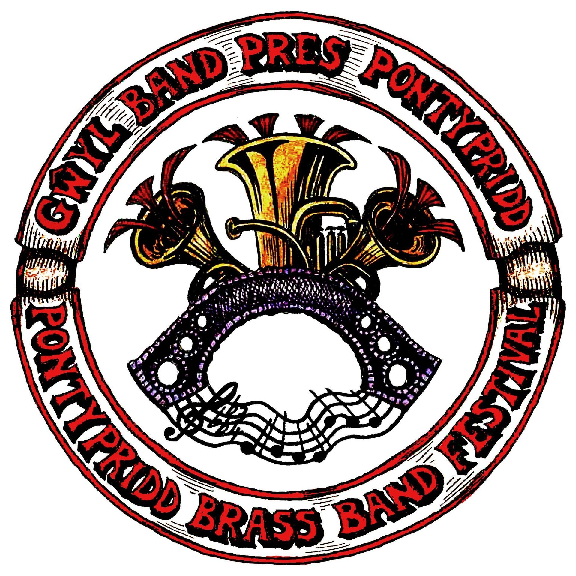 Pontypridd Brass Band Festival Logo