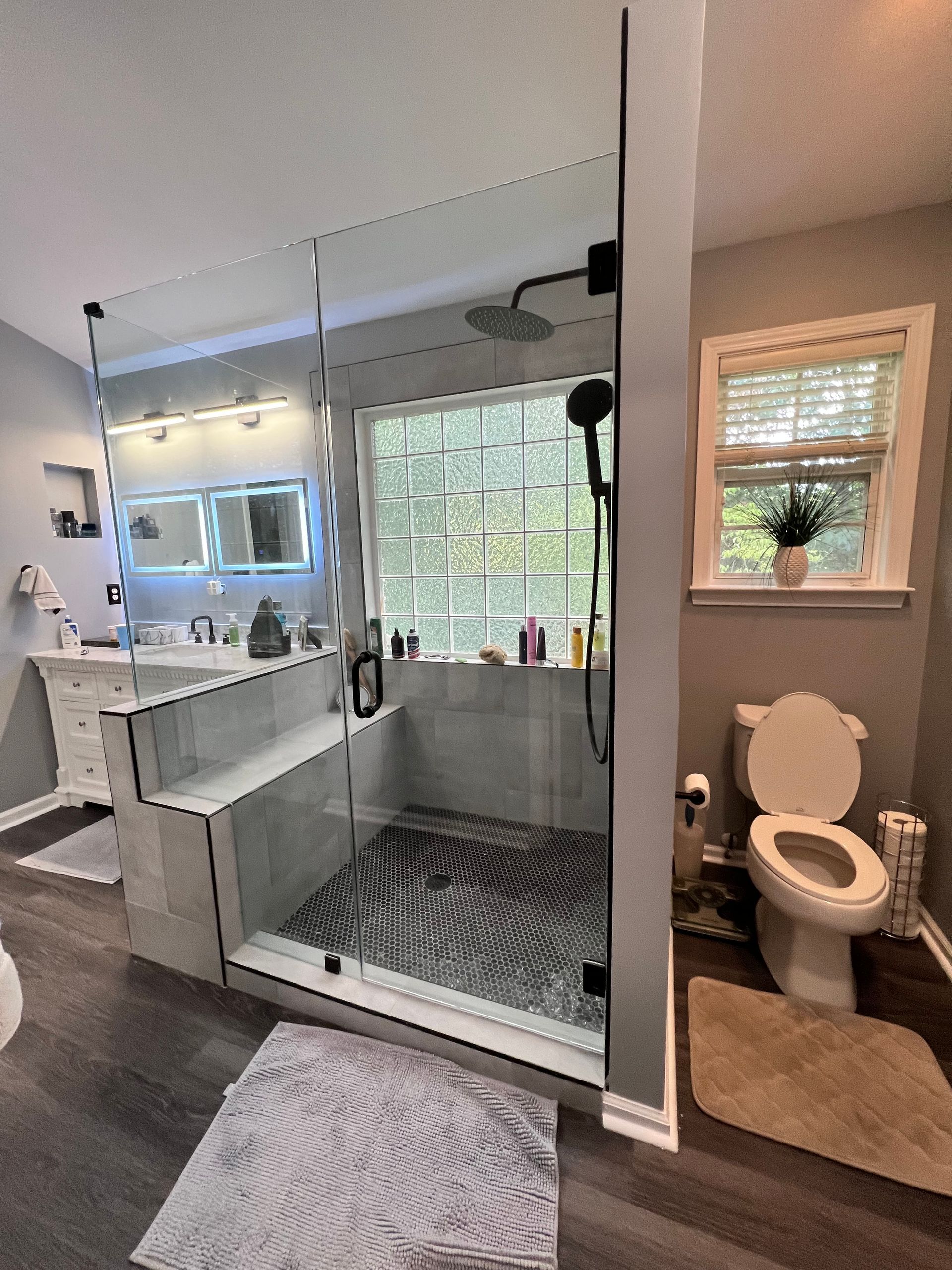 modern shower room