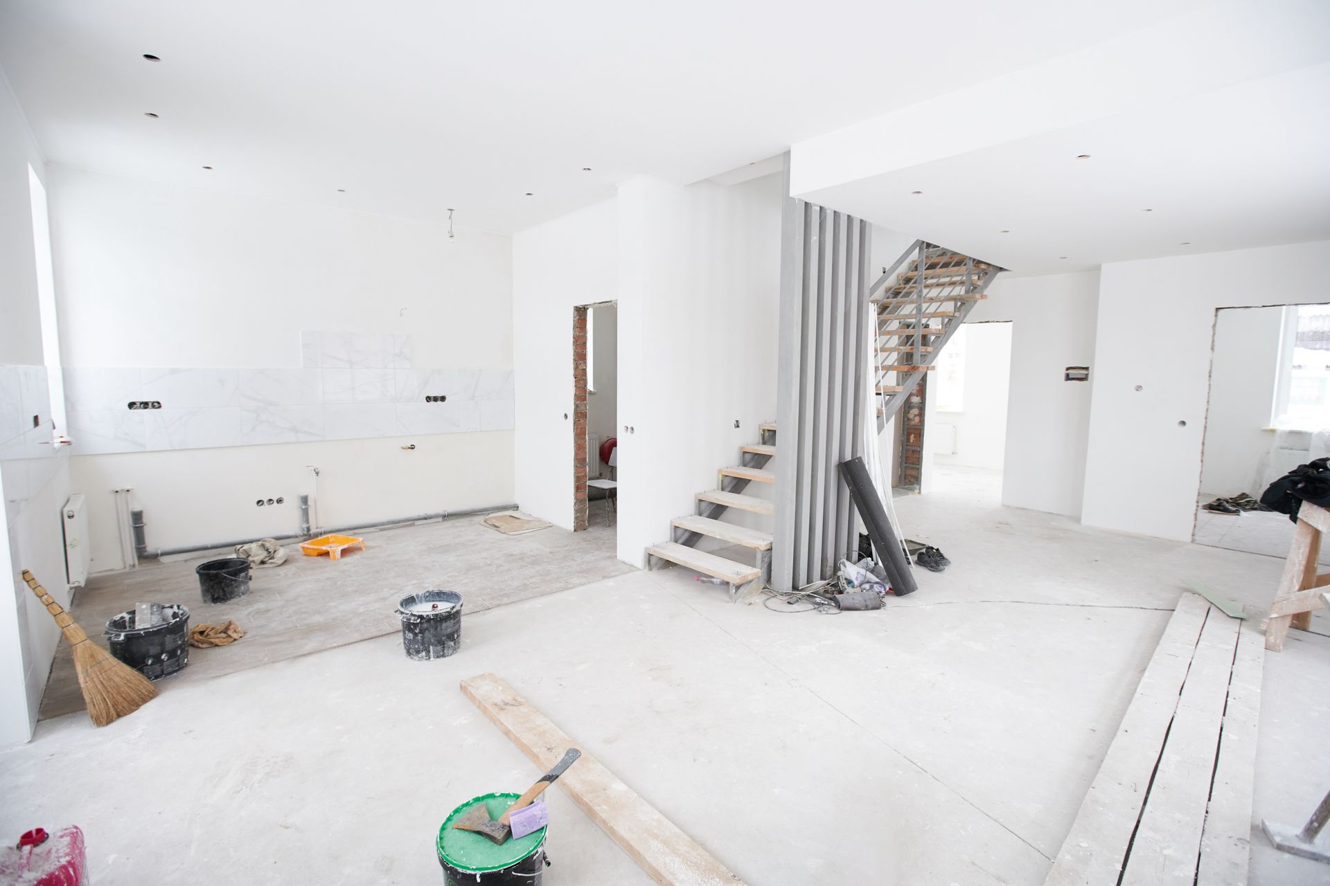 house under renovation