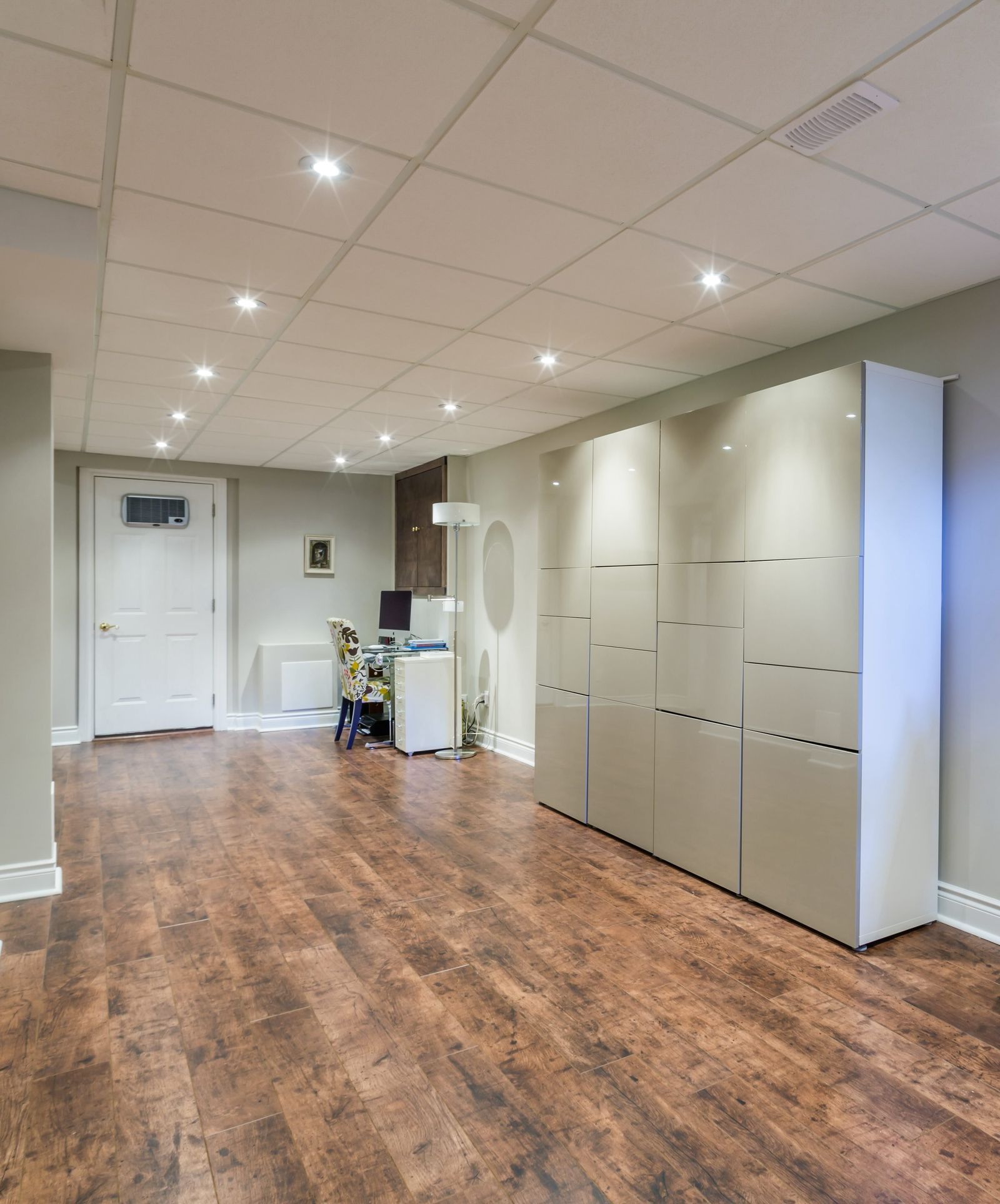 renovated basement