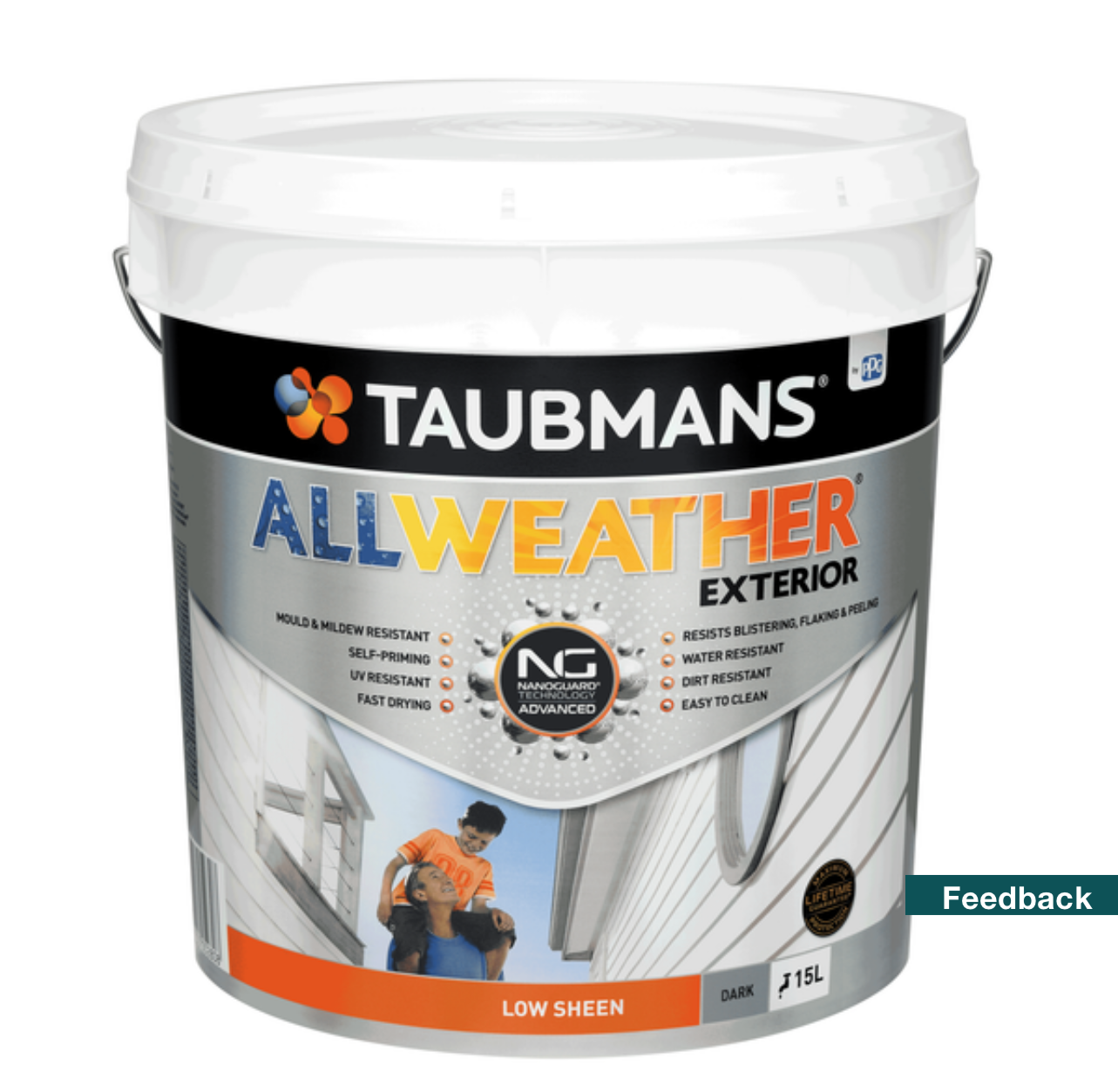 A Bucket of Taubmans all Weather Exterior Paint — Paint & Decor in Mount Isa City, QLD