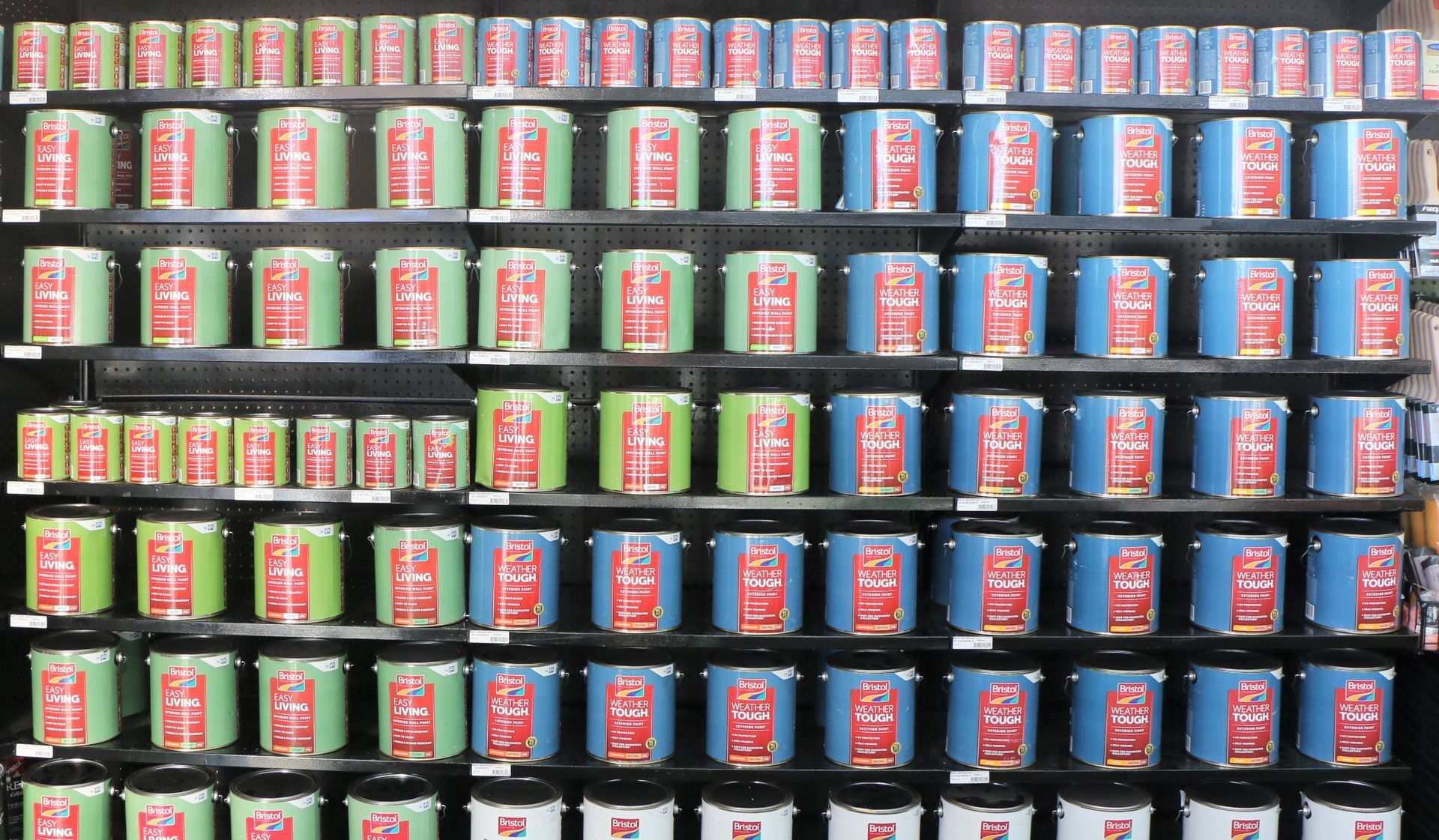 Wall of Cans Paint — Paint & Decor in Mount Isa City, QLD