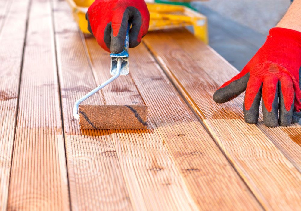 Painting a Terrace Board Deck — Paint & Decor in Mount Isa City, QLD
