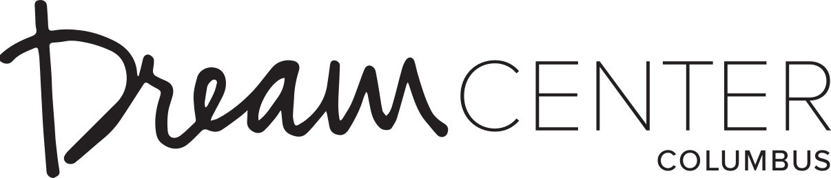 Logo for Dream Center Columbus, featuring the word
