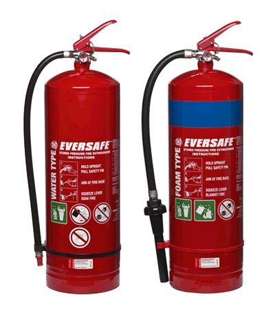 Water And Foam Fire Extinguisher — Fire Safety in Tamworth, NSW