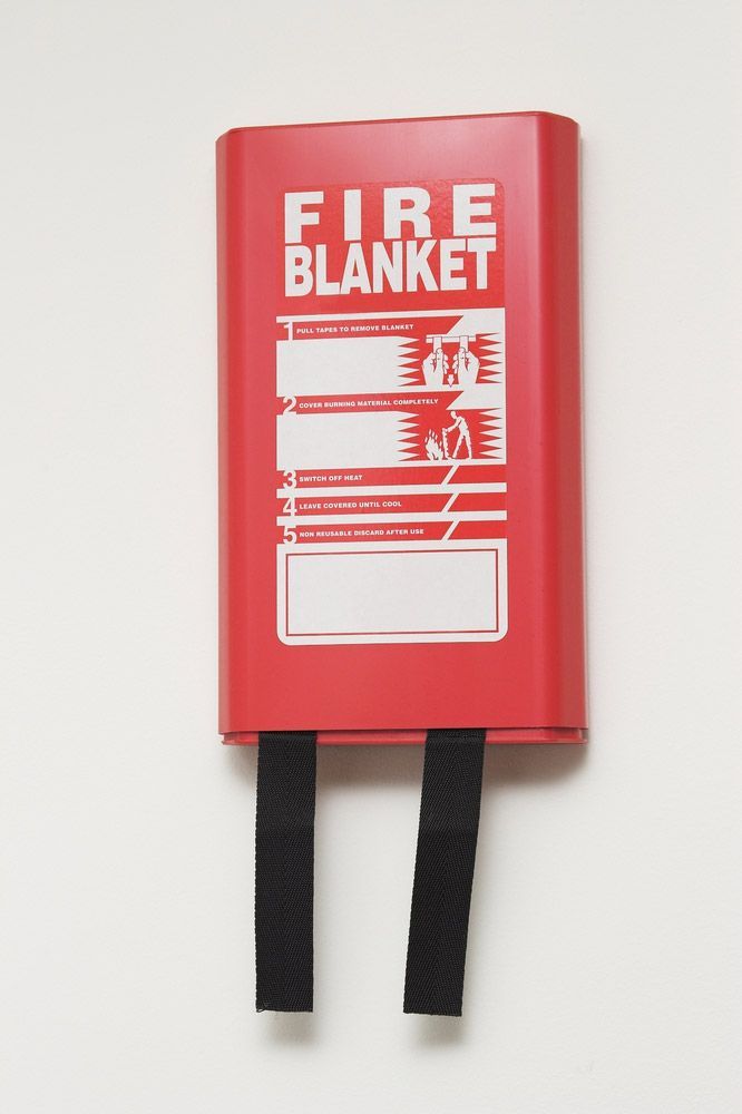 Fire Blanket Hanged On Wall — Fire Safety in Armidale, NSW