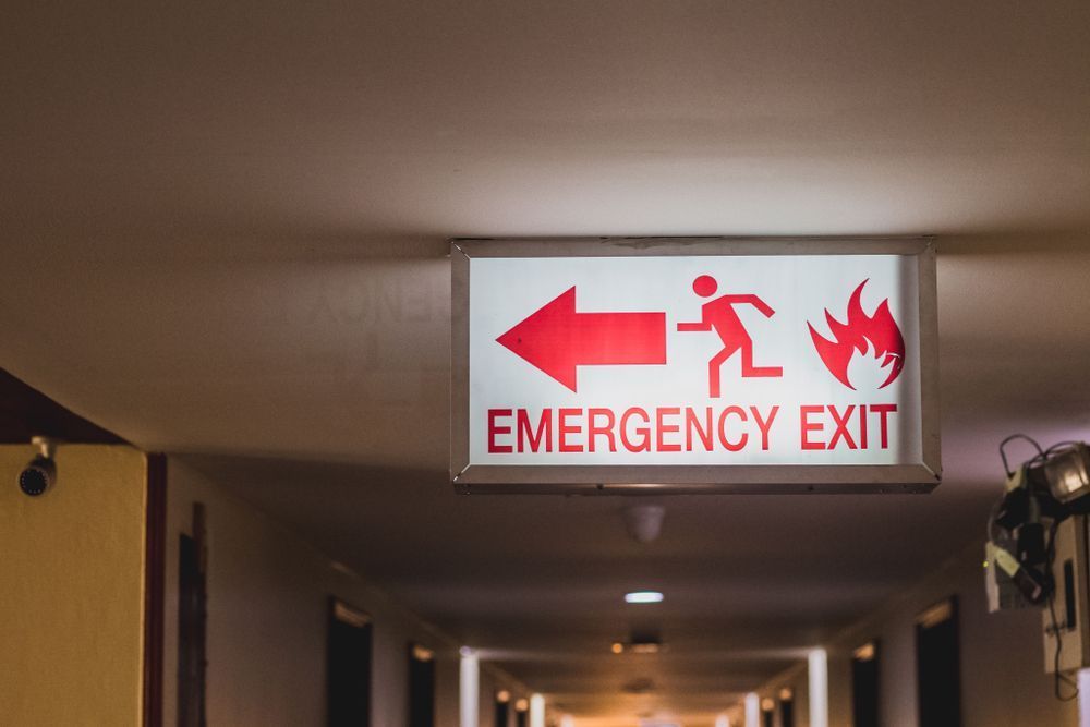 Emergency Exit Sign — Fire Safety in Sydney, NSW