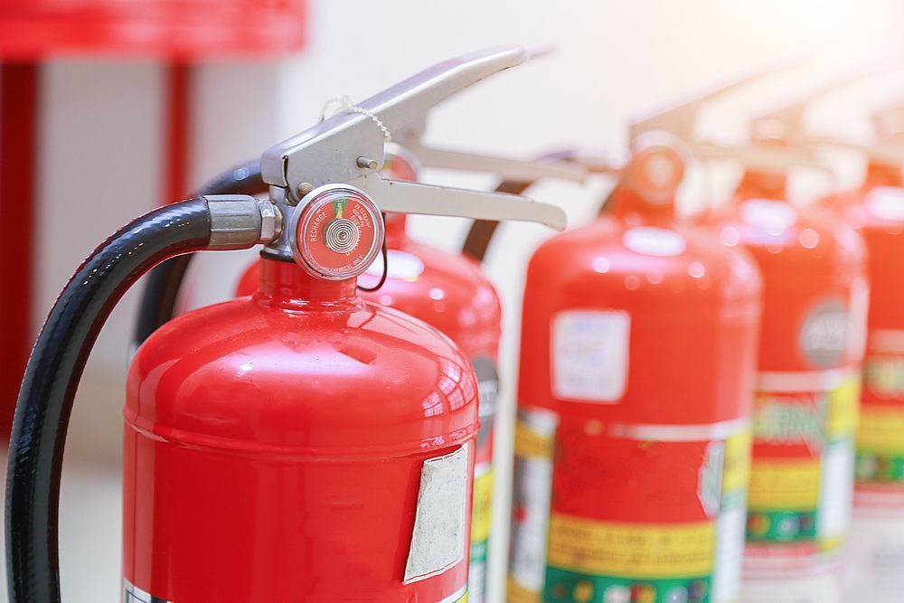 Closeup View Of Fire Extinguisher — Fire Safety in Tamworth, NSW