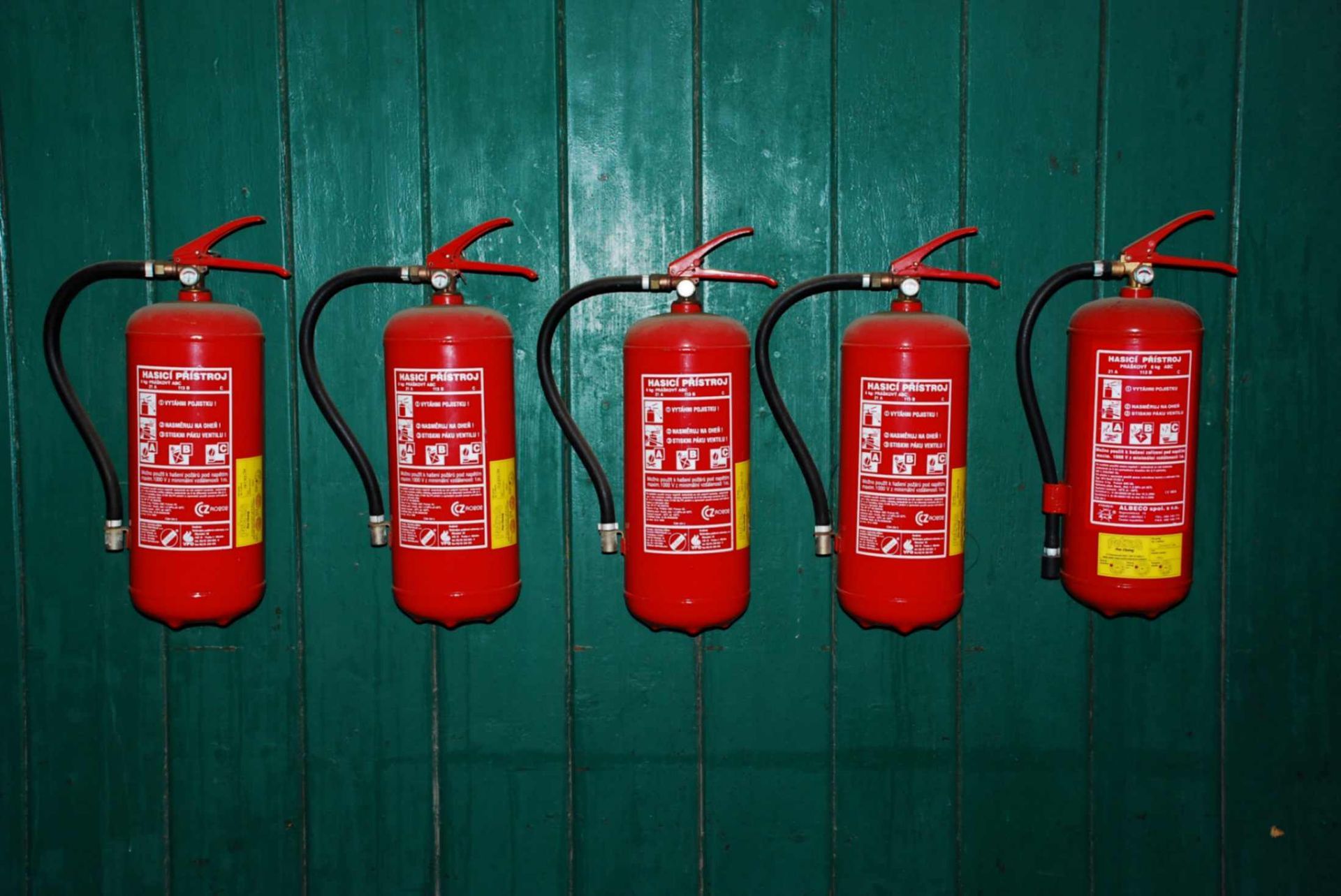 Set Of Fire Extinguishers — Fire Safety in Coffs Harbour, NSW