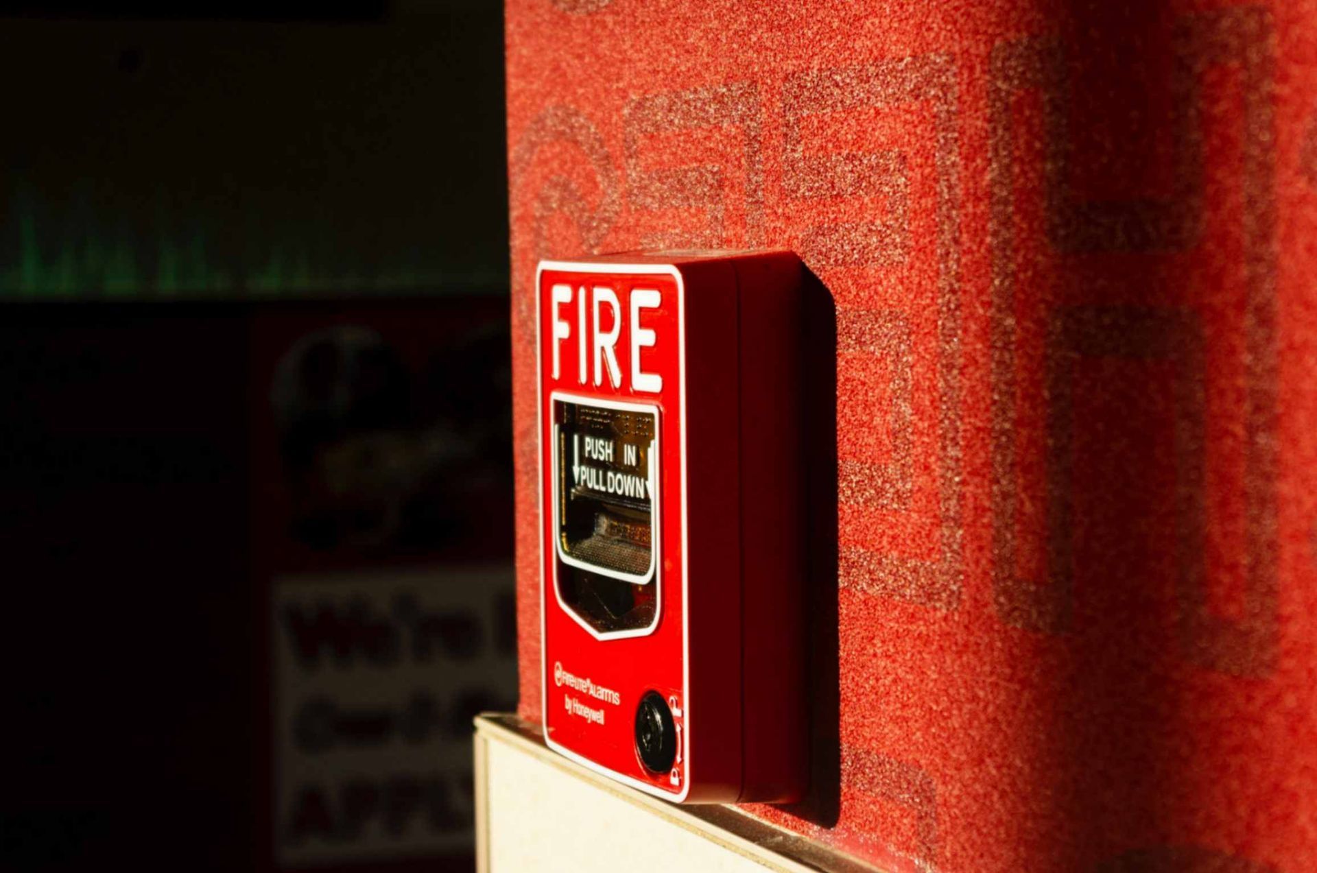 Fire Alarm On Wall — Fire Safety in Coffs Harbour, NSW