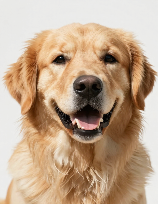 Perro feliz