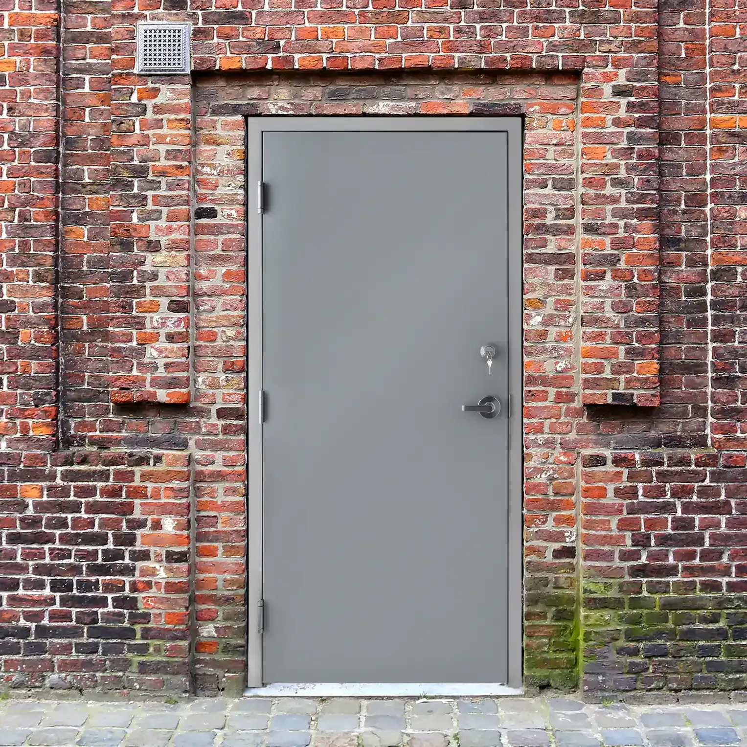 single hollow metal door