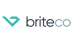 A teal, diamond-shaped geometric icon to the left of the word