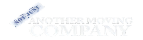 Logo for a moving company; text says 